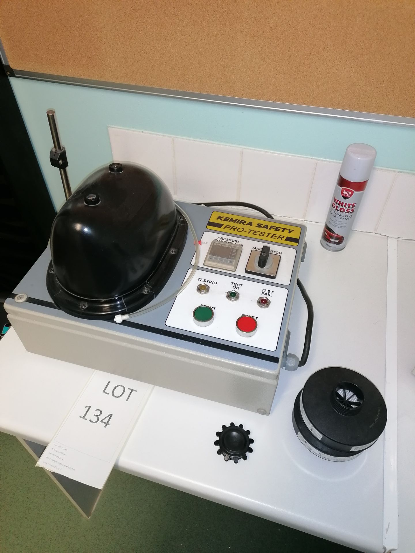 Kemira Safety Pro Tester Face Mask Pressure Testing