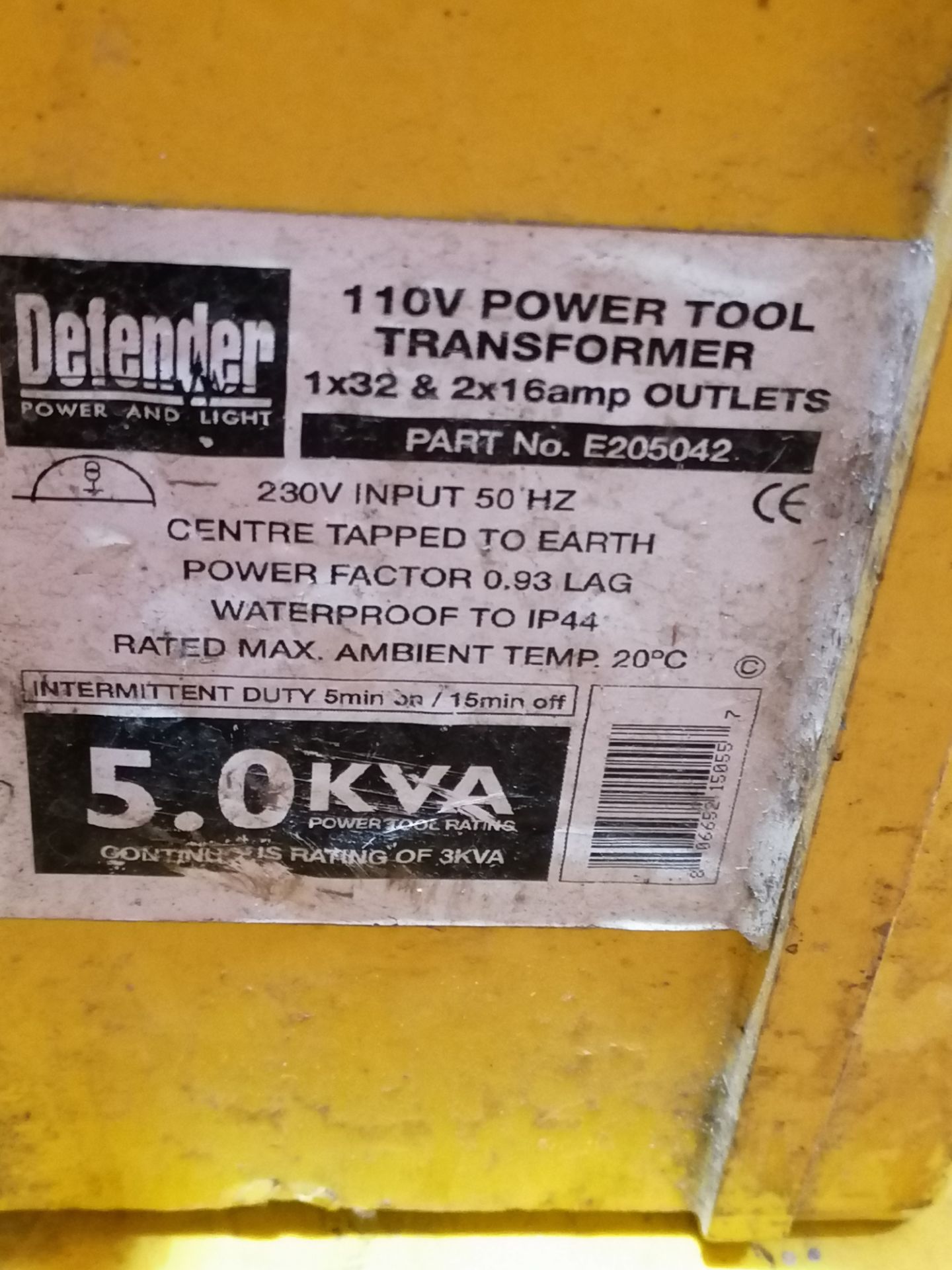 2: Defender 5KVA Transformer - Image 5 of 5