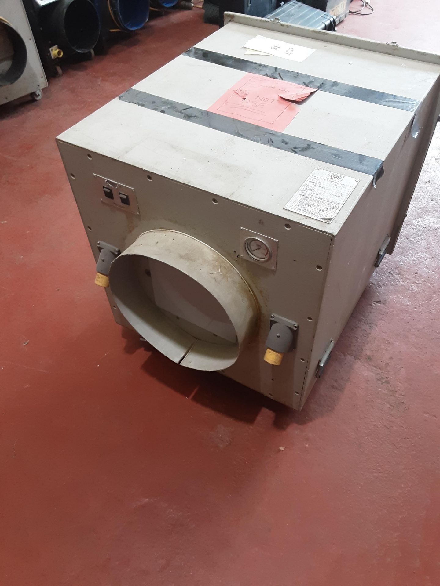 SMH NPU 4000 Extractor/Filter Unit 110V, Serial No. 6477 (2011) Marked as Faulty (Spares or