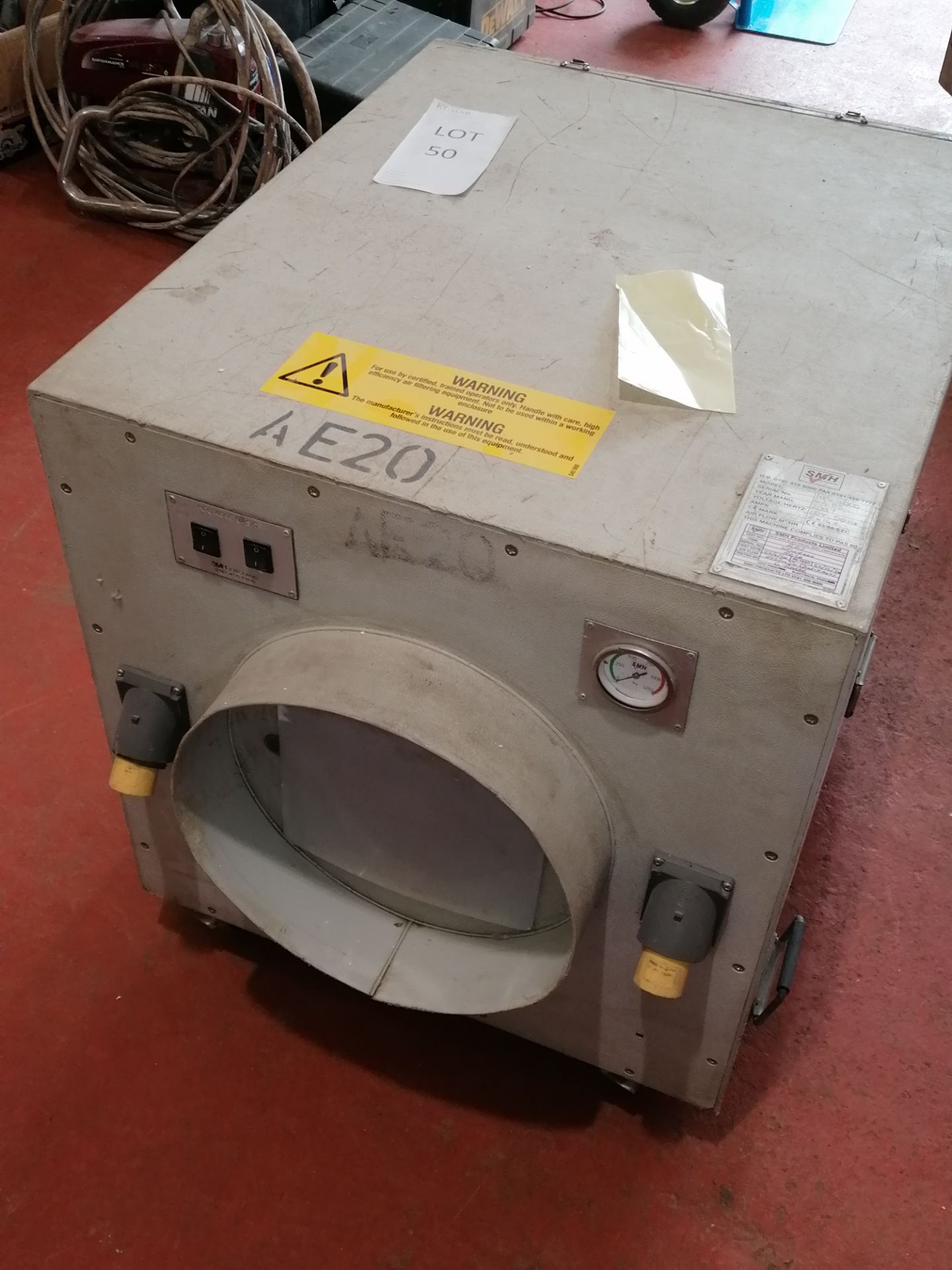 SMH NPU Extractor/Filter Unit 110V, Serial No. 4485, (2007)