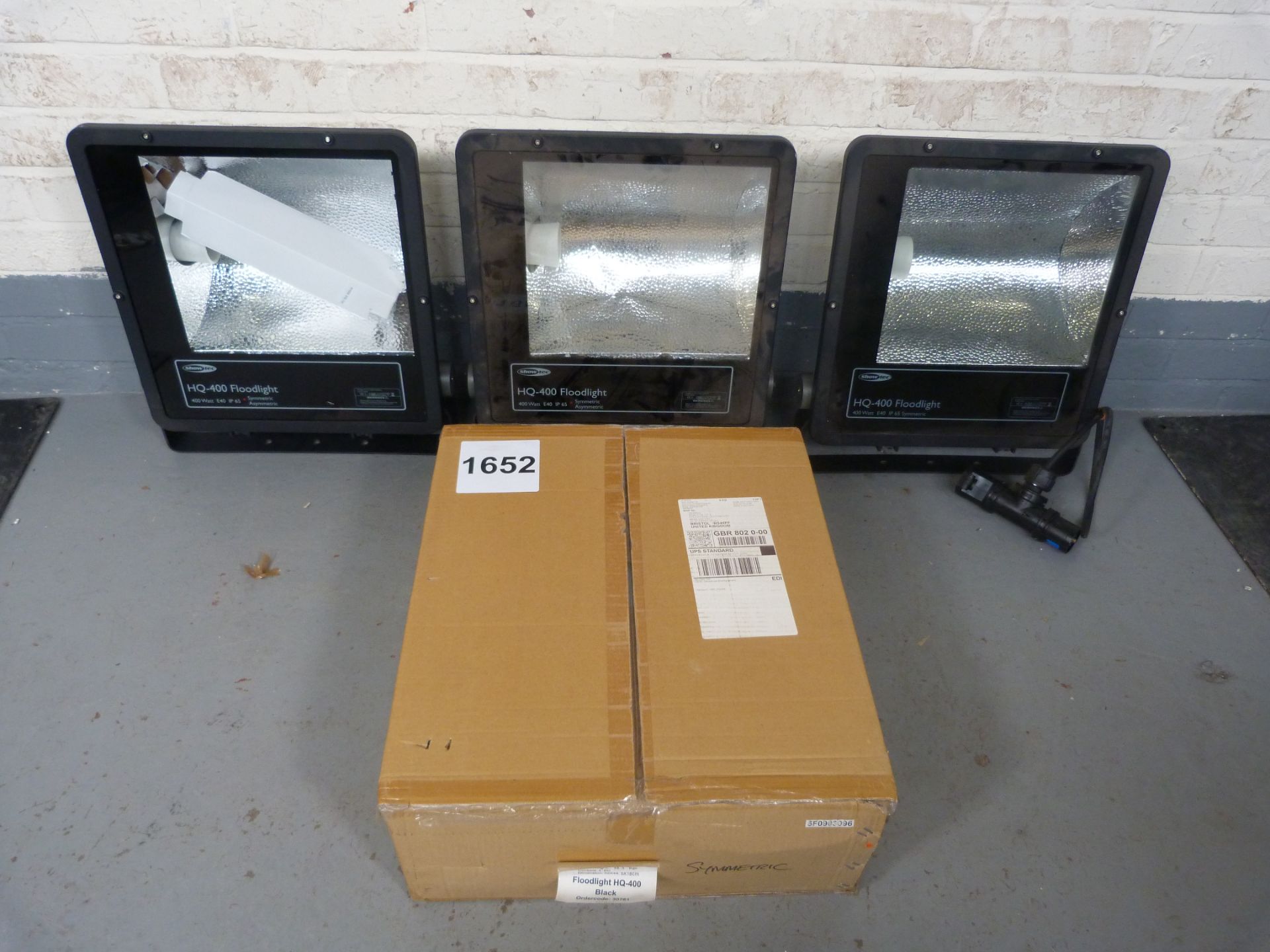 4 x HQ-400 FloodLight (No Lamps) IP65 400w E40. In Cardboard. New - Image 5 of 5