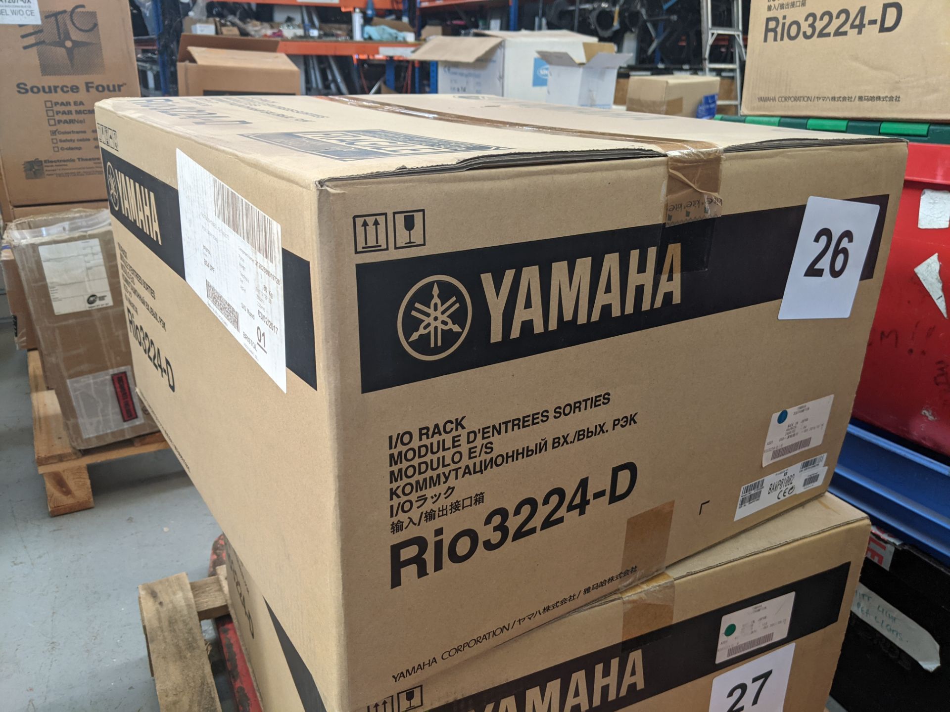 Yamaha Rio Rack 3224-D Digital Stagebox WY66080. Brand New. Original Box. Seal broken but unopened.. - Image 5 of 5