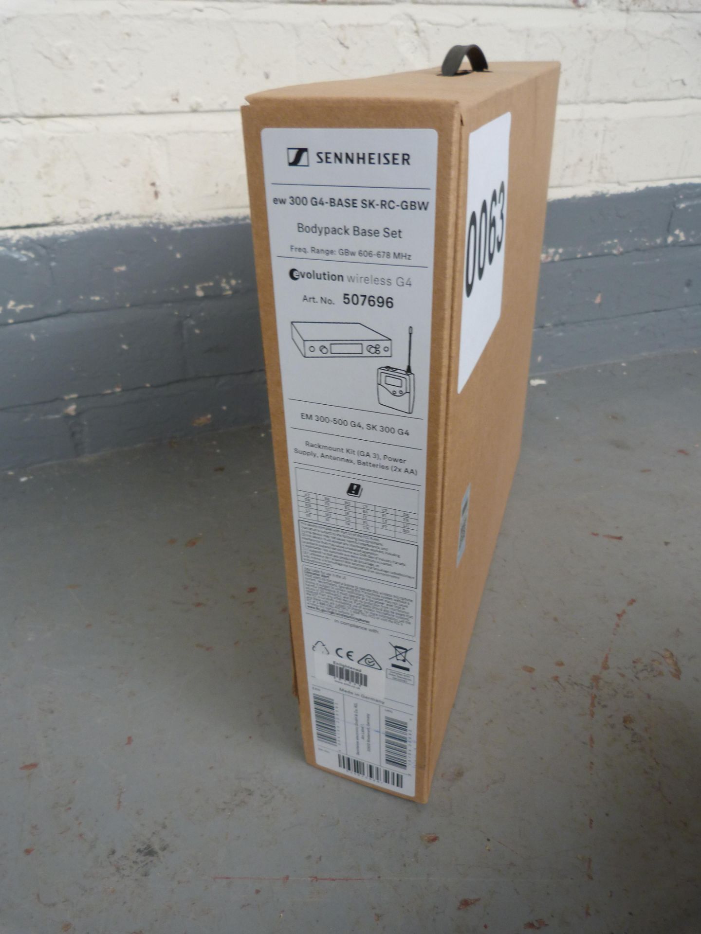 Sennheiser EW 300 G4-BASE SK-RC-GBW Bodypack Base Set 507696. In Cardboard. Serial No: 8348709861 - Image 2 of 4