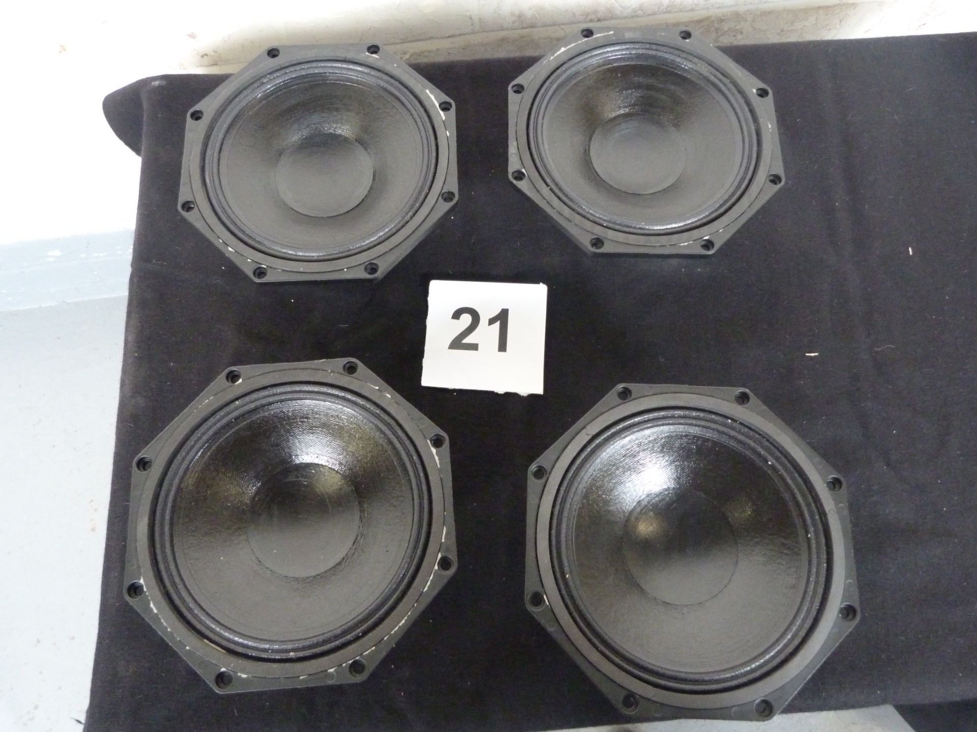 4x Martin Audio DLS 8002 16 Ohm 8" MF Driver For W8LM. Ex-hire/Working, Re-coned 2018