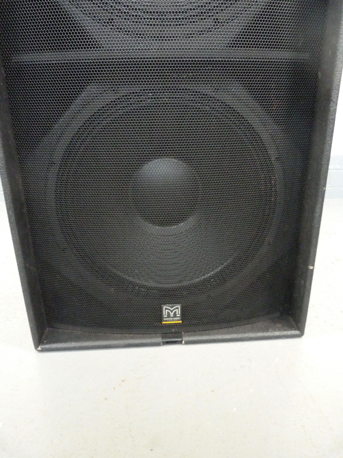 Martin Audio WS218X Sub With Soft Cover. Photo representative. Included within Lot 10. If sum of - Image 2 of 14