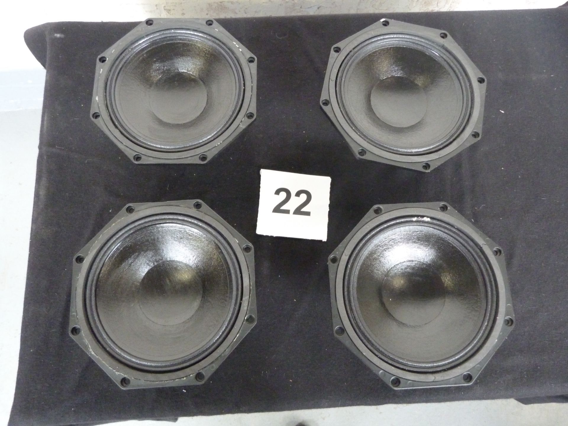 4x Martin Audio DLS 8002 16 Ohm 8" MF Driver For W8LM. Ex-hire/Working, Re-coned 2019