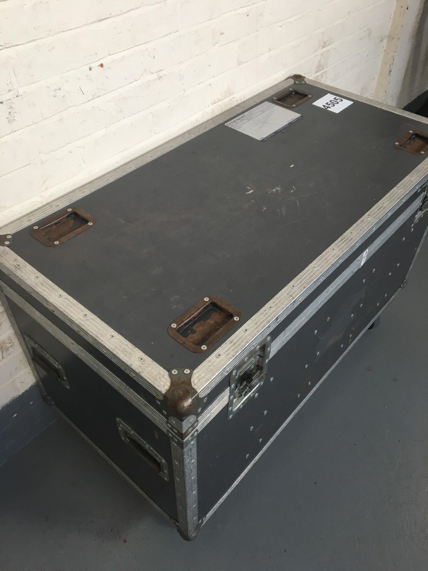 4' GP Flightcase Wheeled. 638*1205*605mm. Condition: Used Ex Hire - Image 2 of 6