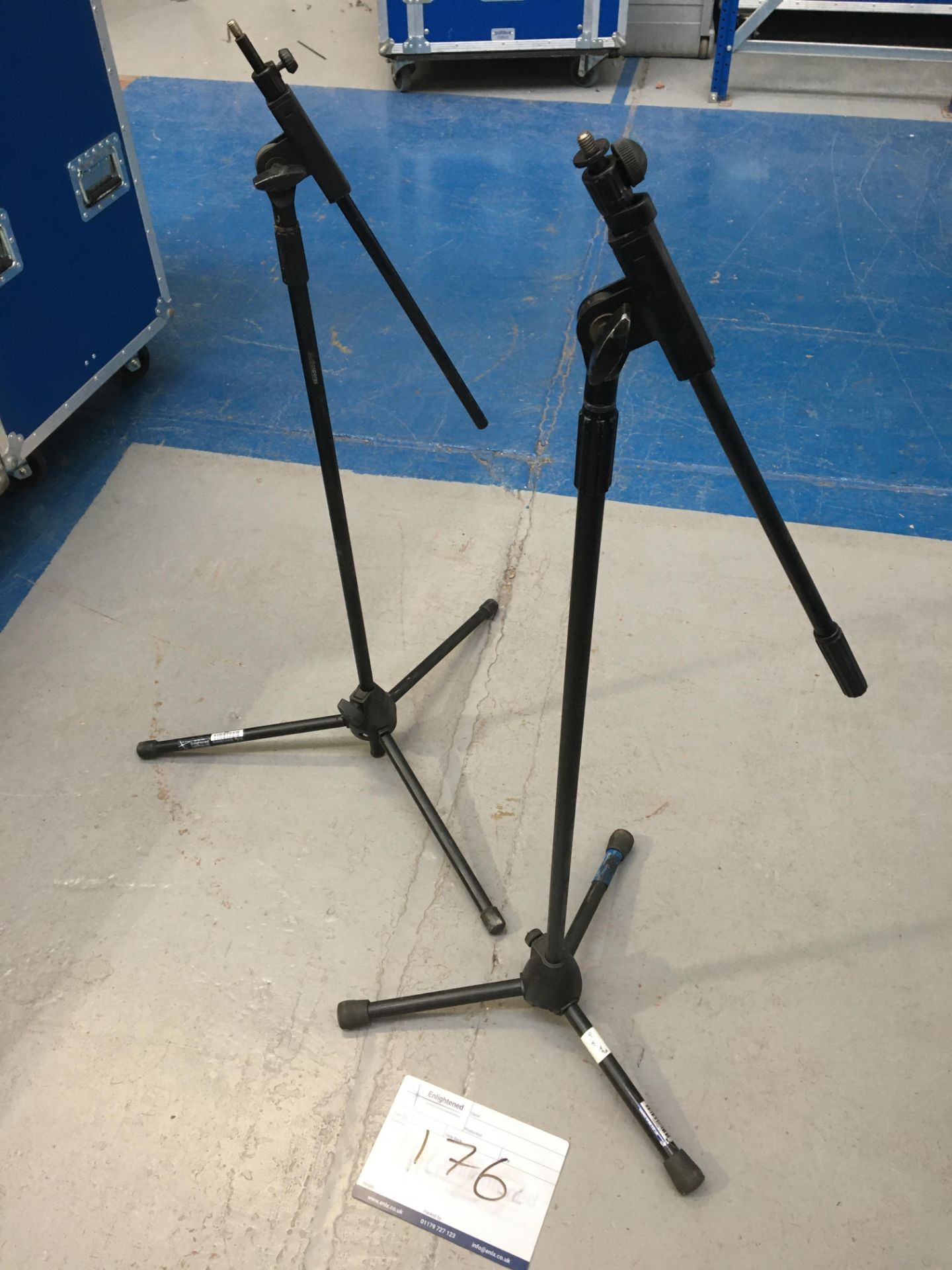 2x Boom Mic Stands (1 Labelled Studio Spares). Ex-Hire/Some Cosmetic Wear - Image 4 of 4