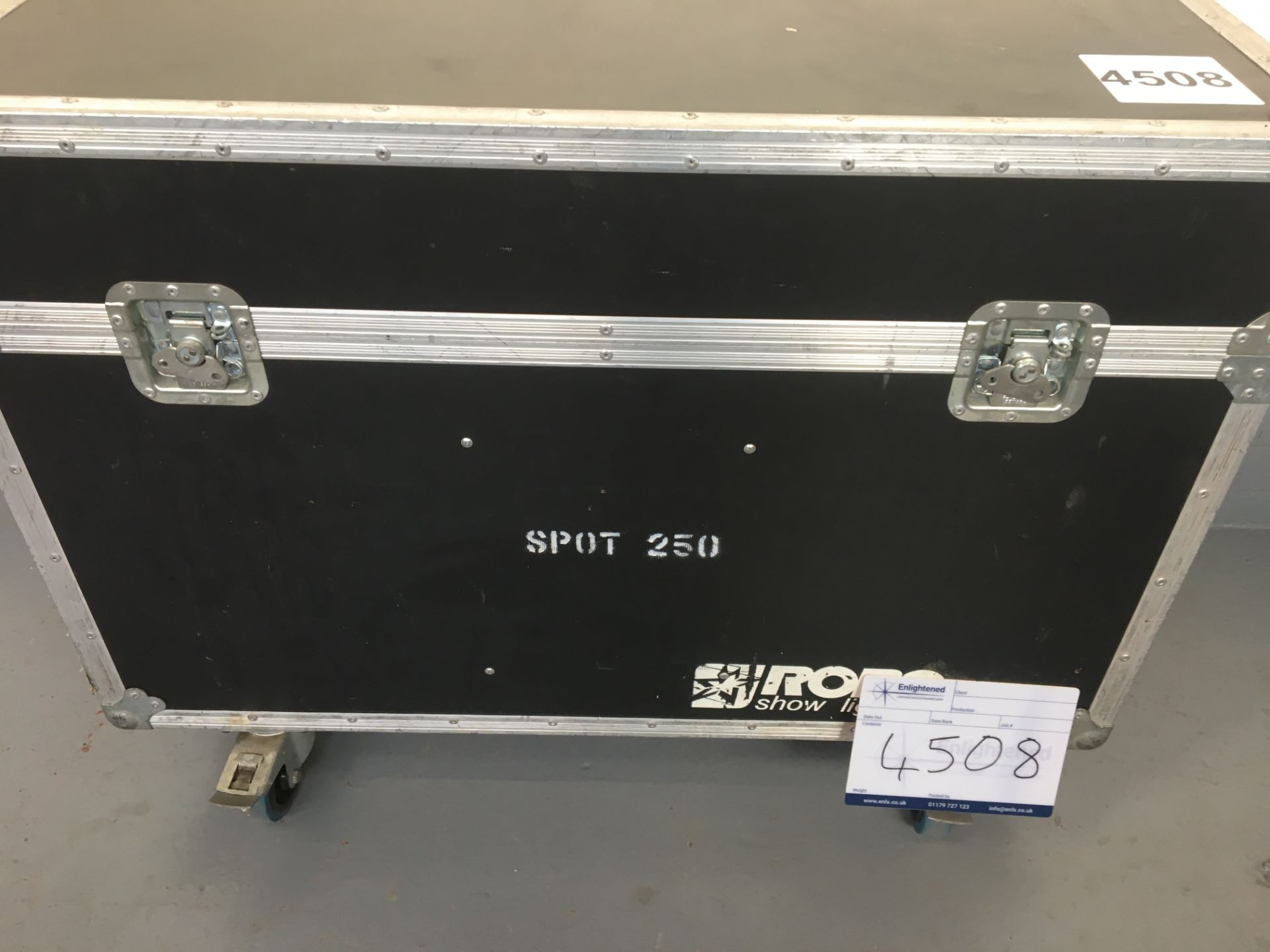 Flight case for 2x Robe 250 spot Moving Light. 495*1000*635mm. Condition: Used Ex Hire - Image 5 of 9