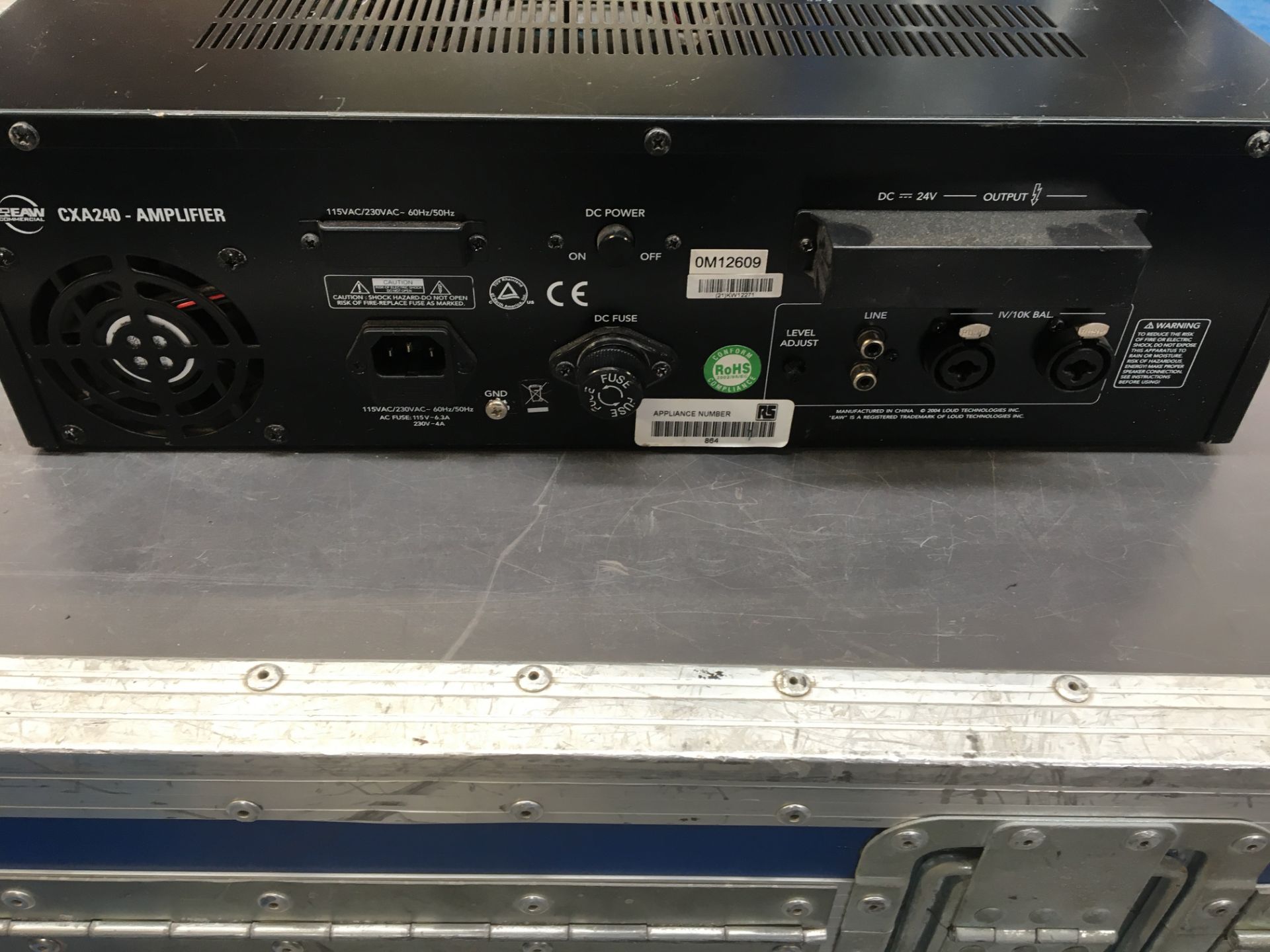 EAW CXA240 Single Channel Power Amplifier, 4 ohm, 70v, and 100v Output. Ex-Hire/Fair Condition - Image 3 of 3