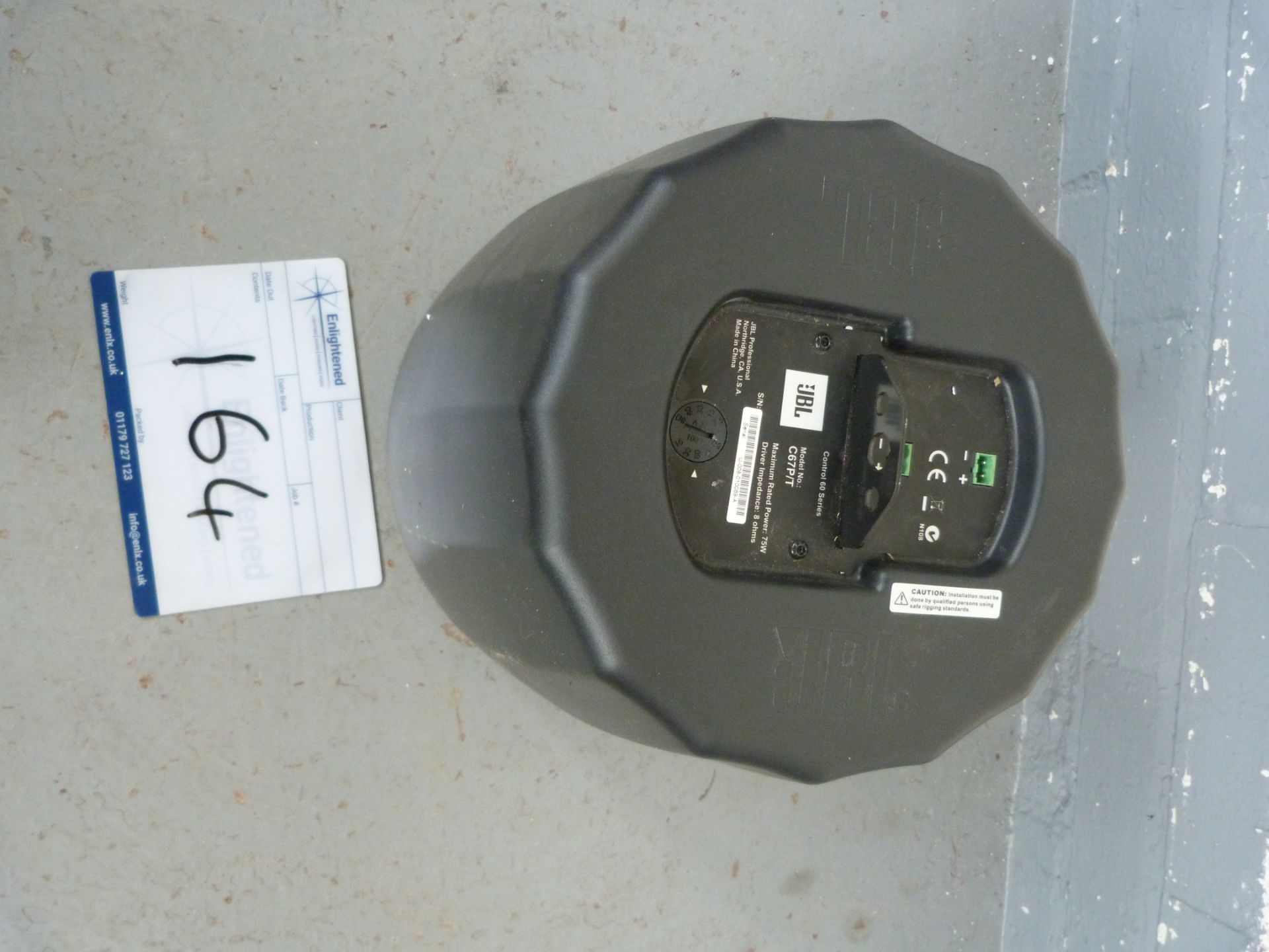 JBL Control 67 P/T Full-Range Pendant Speaker. New, Unboxed. Serial No: U-008-010089-A - Image 3 of 4