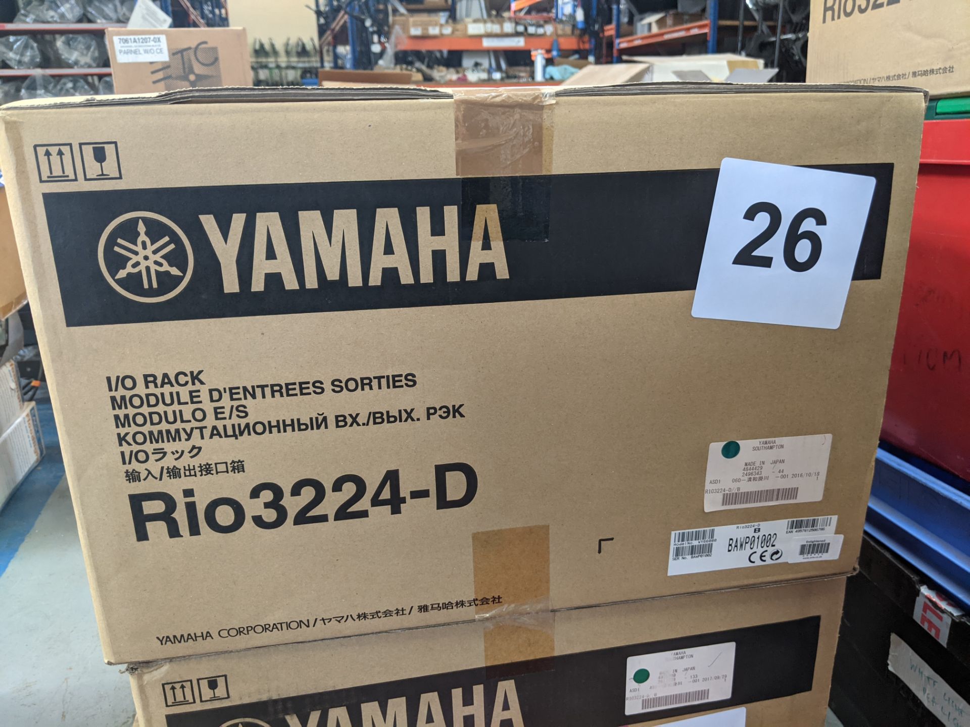 Yamaha Rio Rack 3224-D Digital Stagebox WY66080. Brand New. Original Box. Seal broken but unopened..