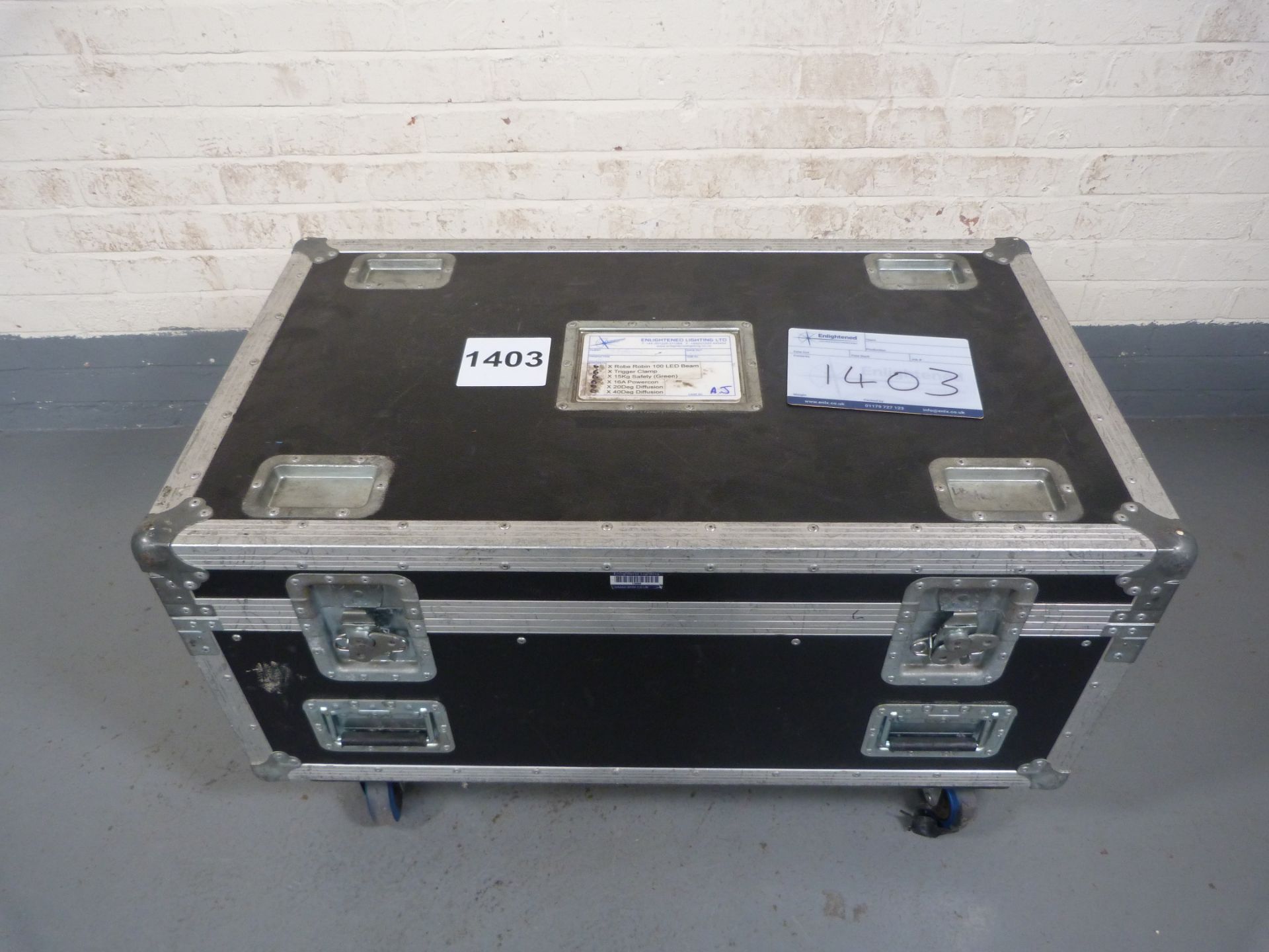 Robe Robin 100 LEDBeam - Case of Six Including Accessories. Ex-hire/Good Condition. Power On Time: - Image 9 of 17