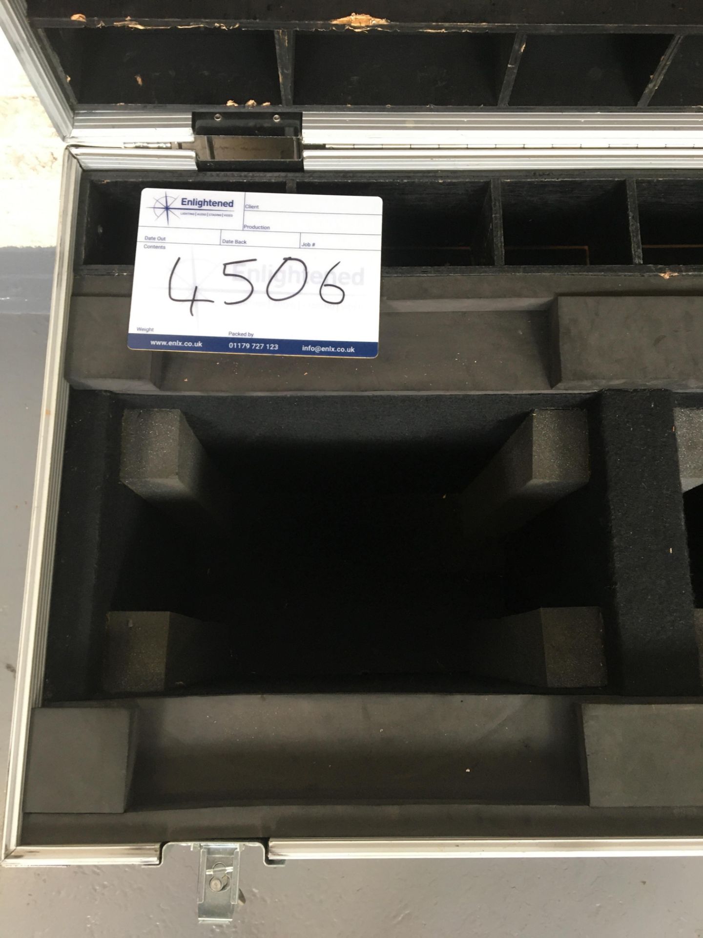 Fitted Flightcase for Robe 250 Wash Moving Light. 565*990*635mm. Condition: Used Ex Hire - Image 8 of 10