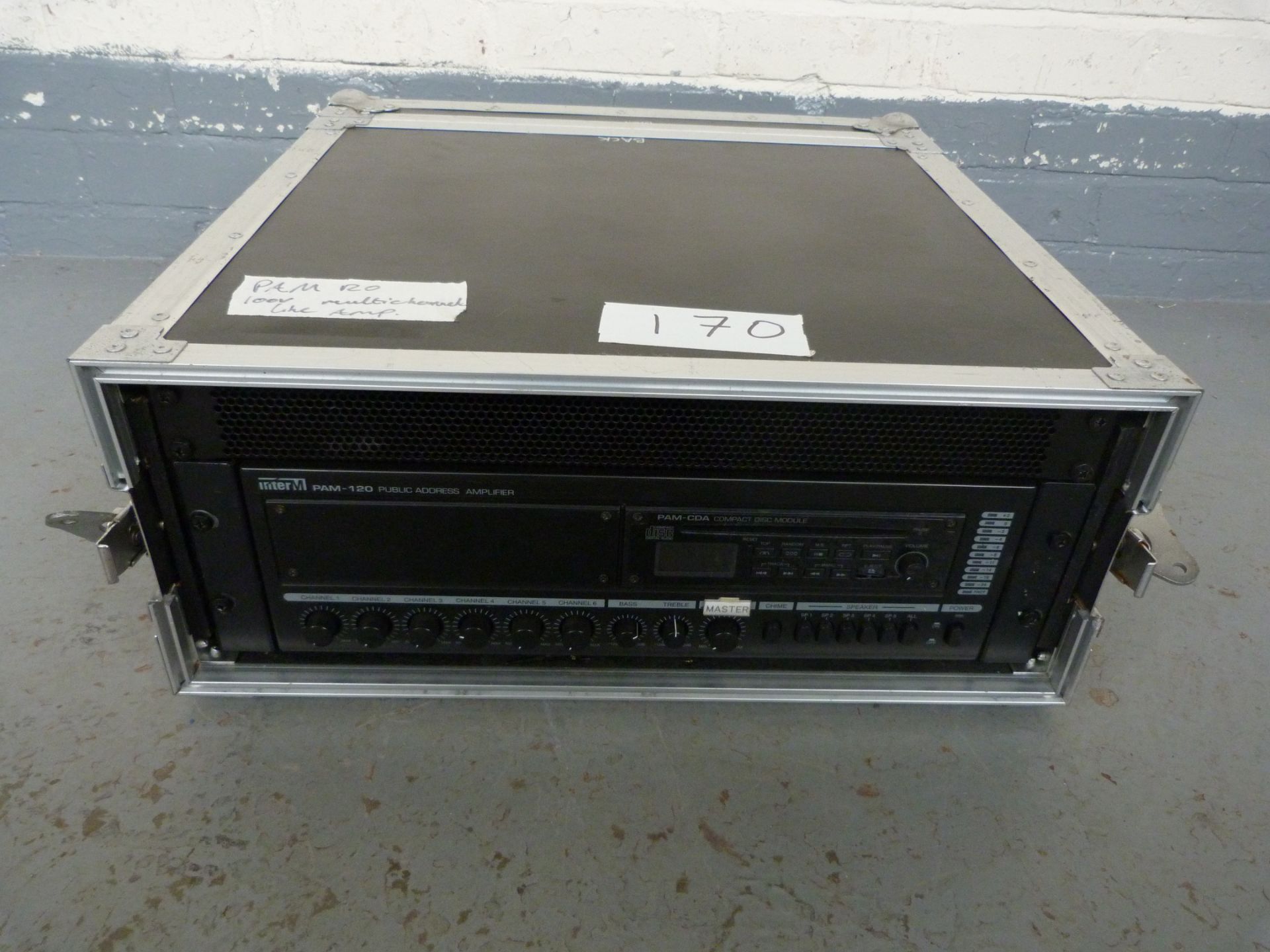 InterM Pam-120 Public Address Amplifier Cased. Used. Amp functional/CD player untested - Image 3 of 12