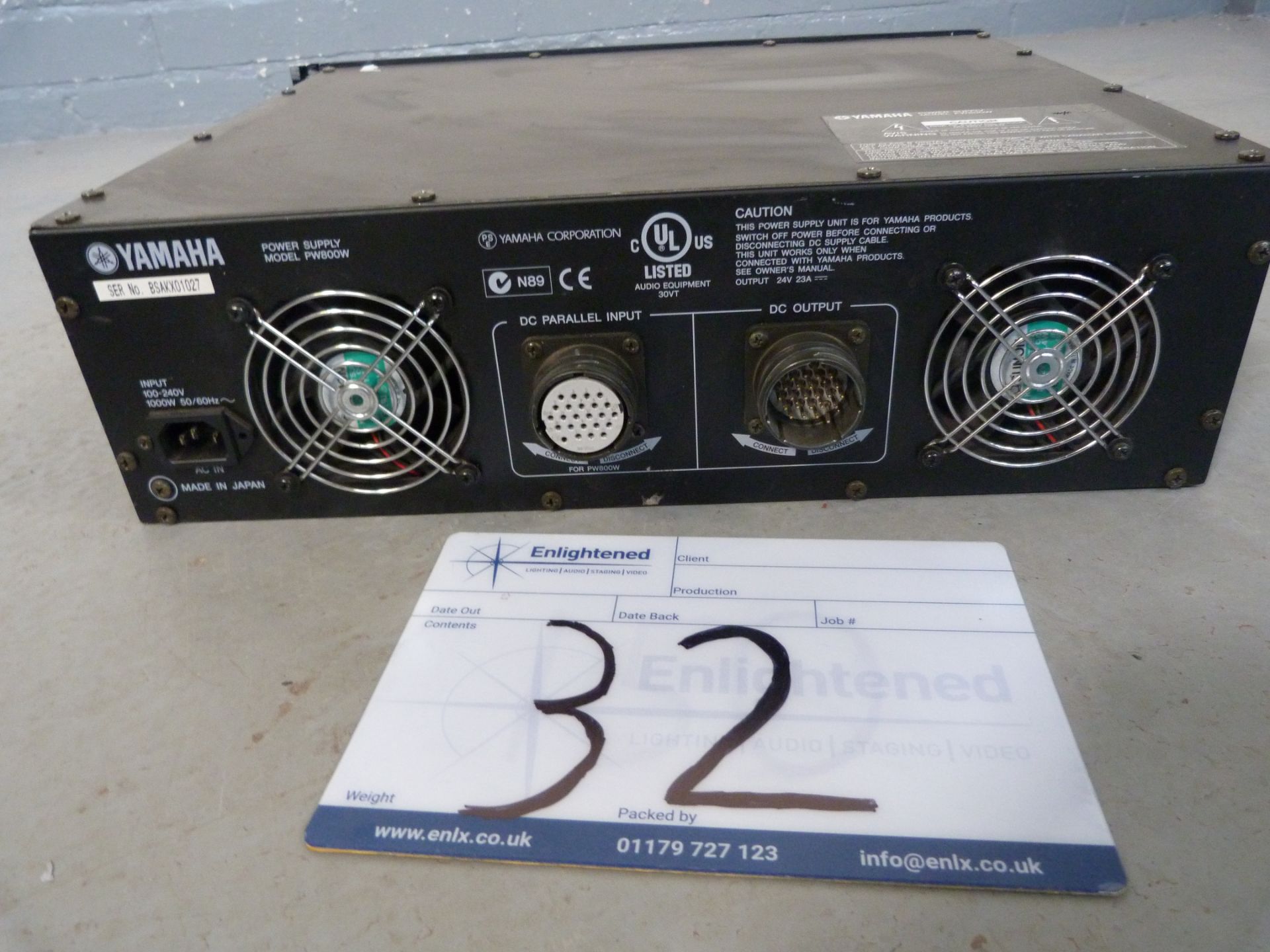 Yamaha PW800W (PW-800W) External Power Supply for the M7CL-48/ES and M7CL-32 Digital Mixing - Image 7 of 8