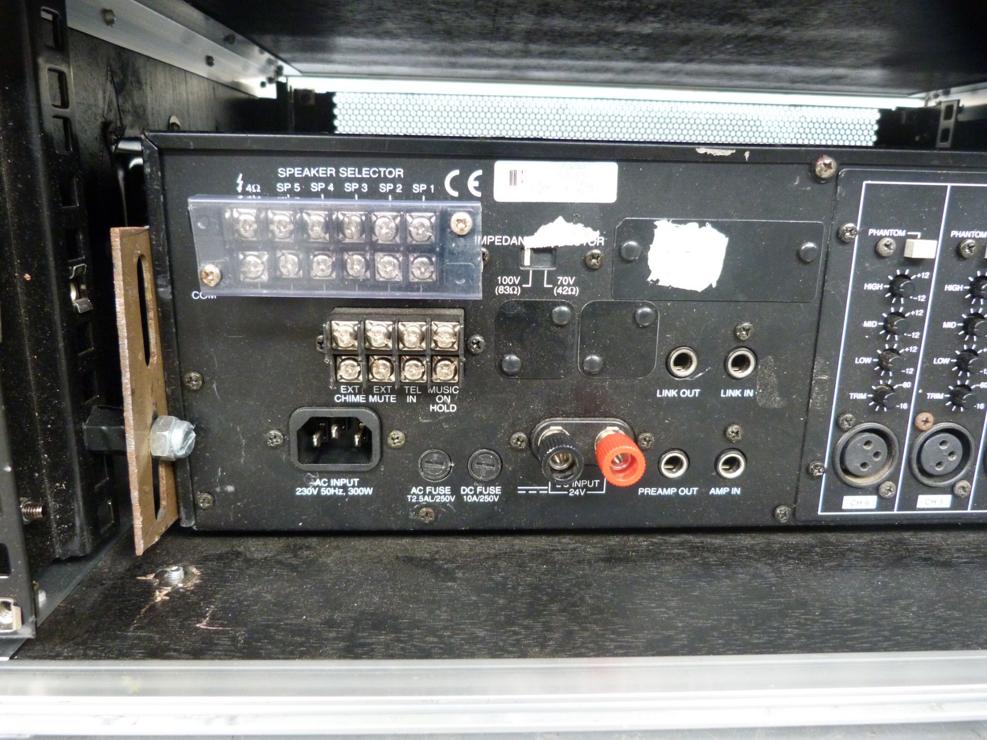 InterM Pam-120 Public Address Amplifier Cased. Used. Amp functional/CD player untested - Image 7 of 12