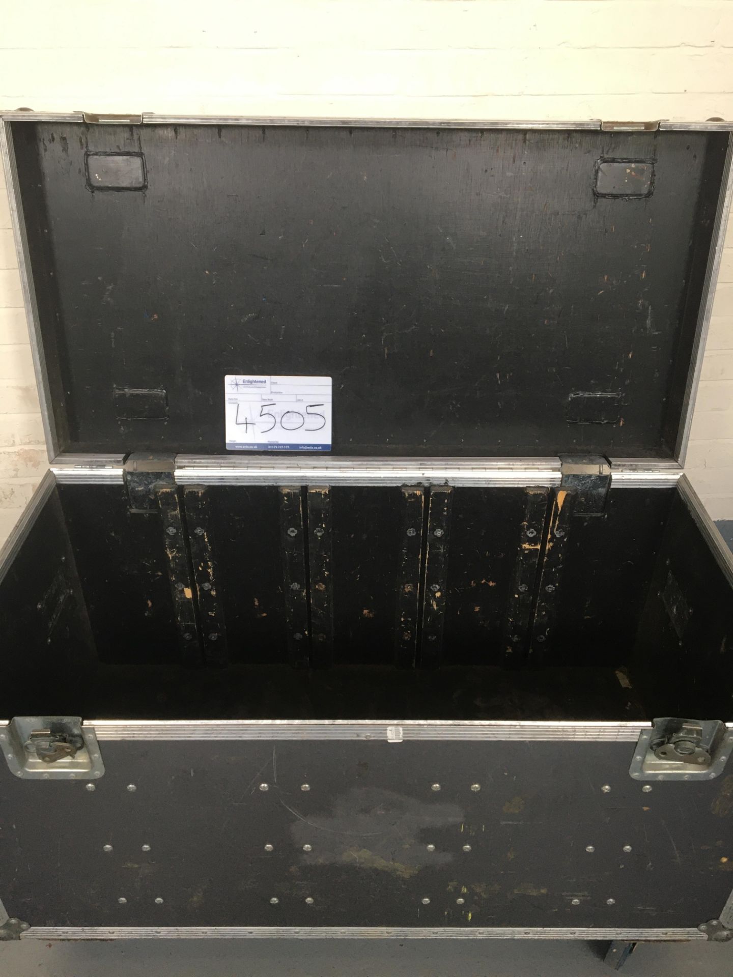 4' GP Flightcase Wheeled. 638*1205*605mm. Condition: Used Ex Hire - Image 4 of 6