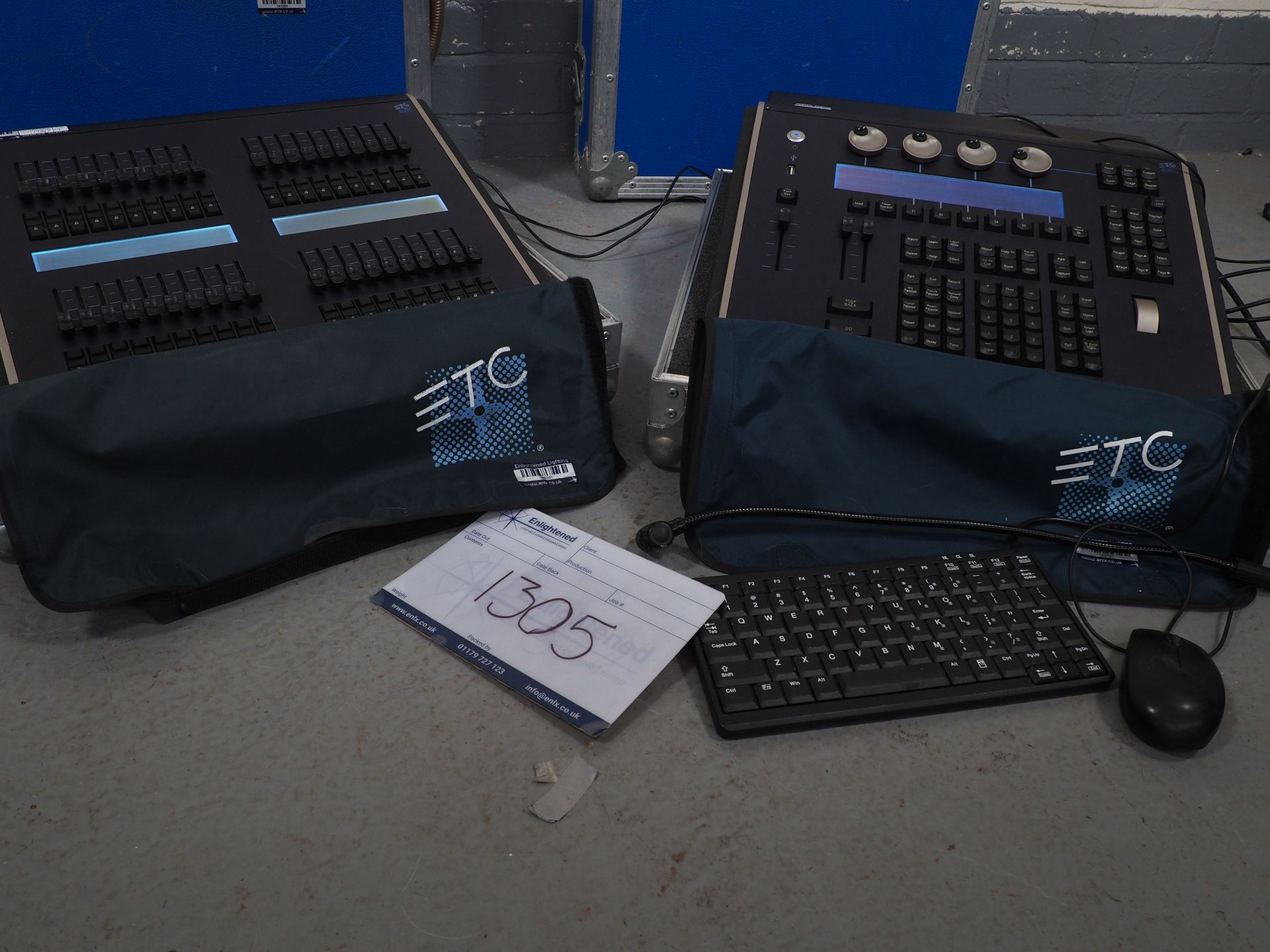 ETC Ion 1024 Control Desk (Windows 7) inc 2x20 wing S/N 433209554 V3.0.0. Flightcased Ex-Hire/Fair - Image 3 of 4