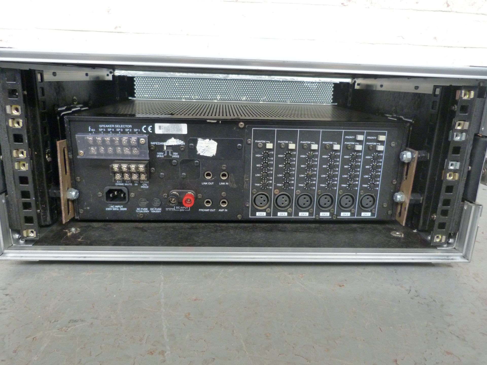 InterM Pam-120 Public Address Amplifier Cased. Used. Amp functional/CD player untested - Image 6 of 12