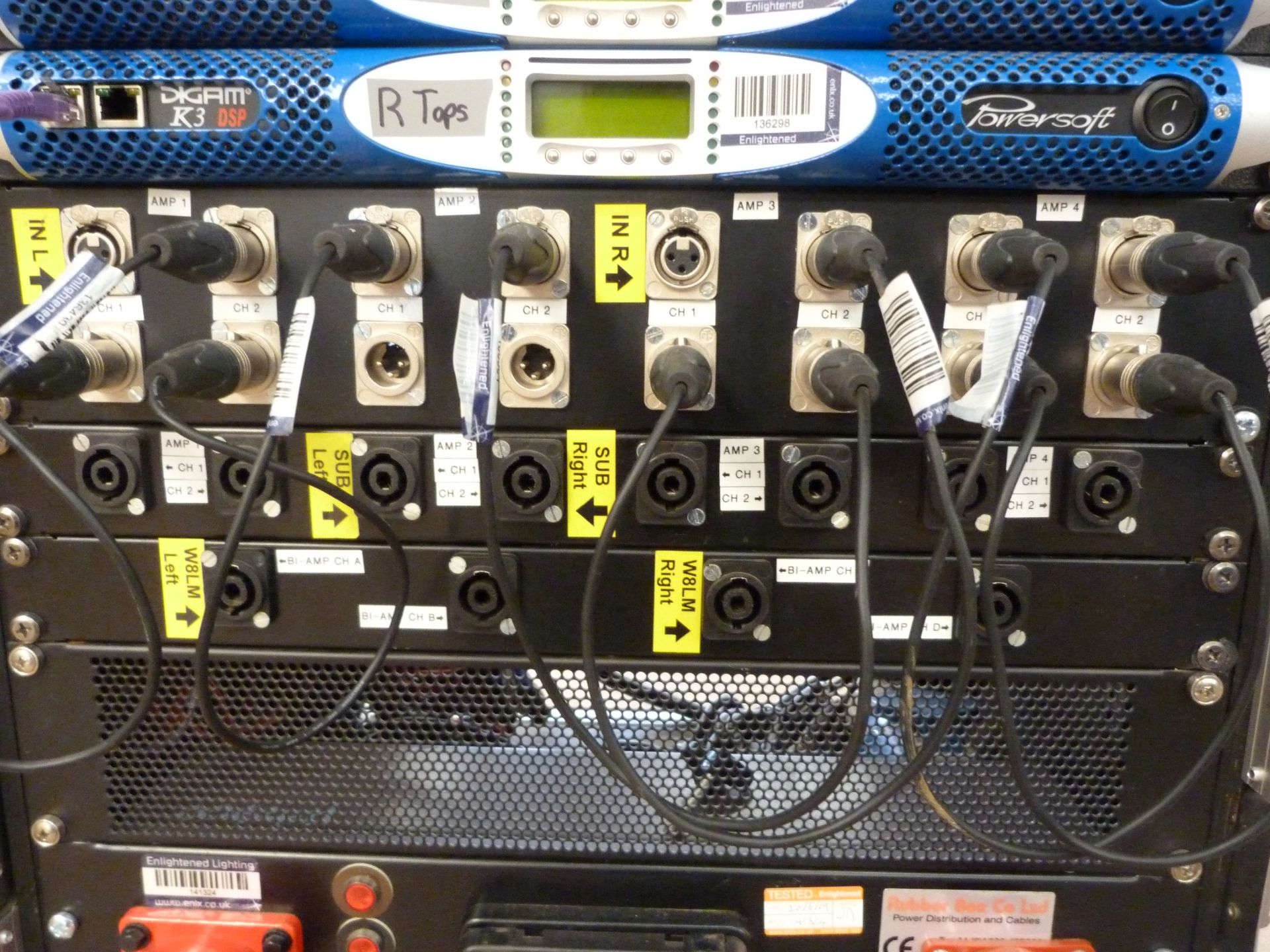 Powersoft Amp Rack. Included within Lot 10. If sum of Lots 11-20 is more than Lot 10, will be sold - Image 6 of 17