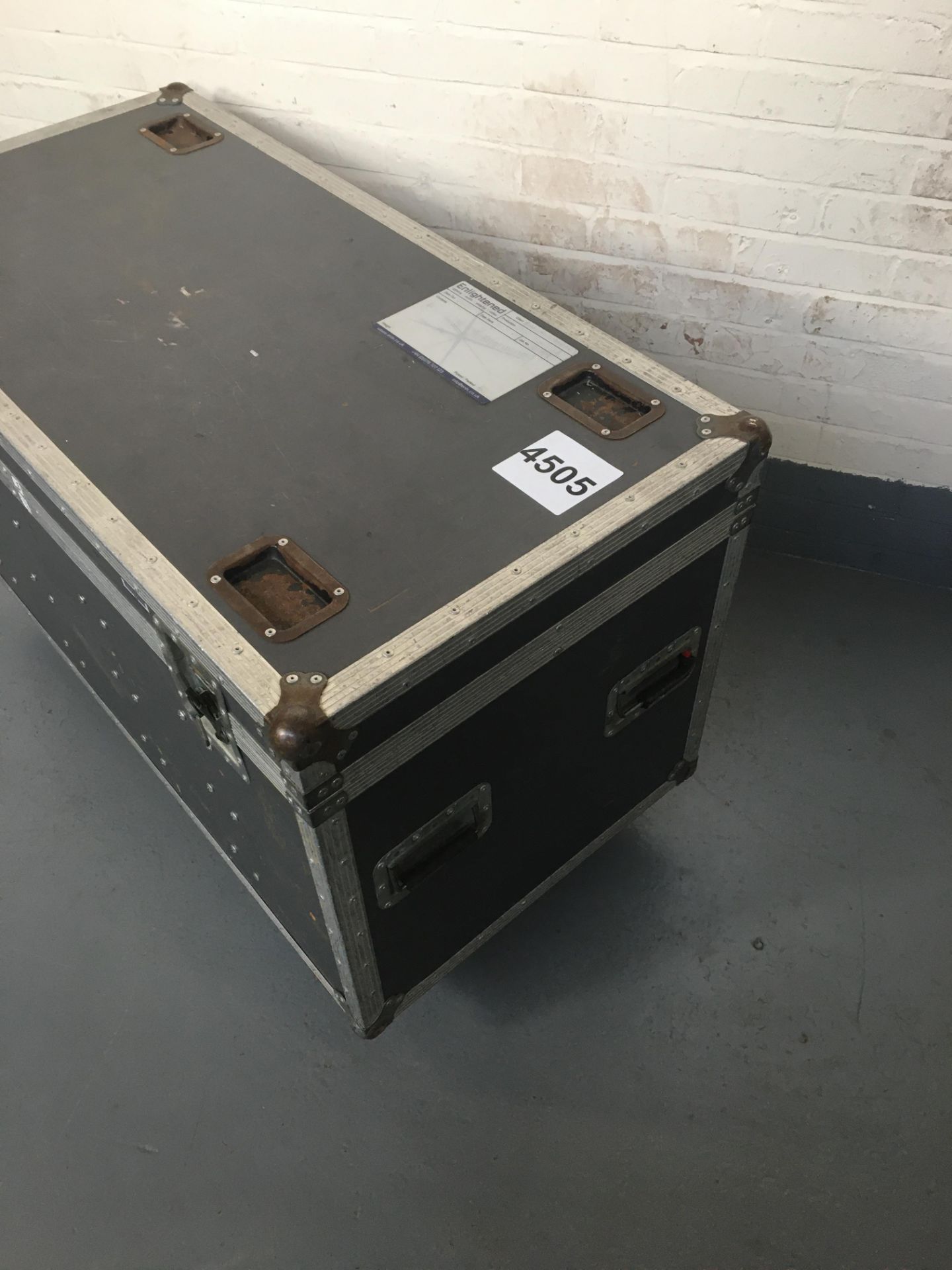 4' GP Flightcase Wheeled. 638*1205*605mm. Condition: Used Ex Hire - Image 3 of 6