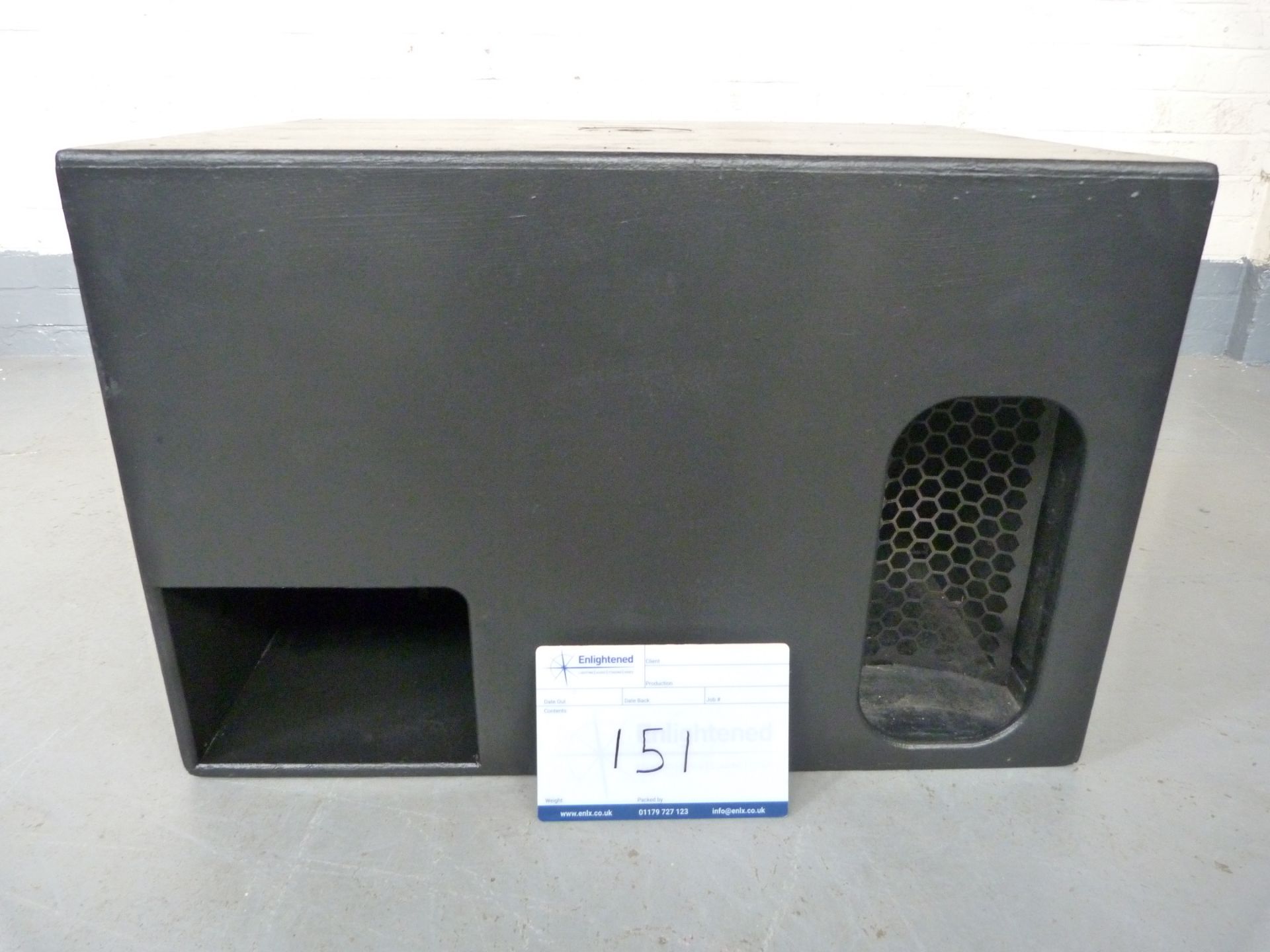 Nexo LS1200 Passive 18" Subwoofer With Soft Cover. Ex-Hire/Fair Condition