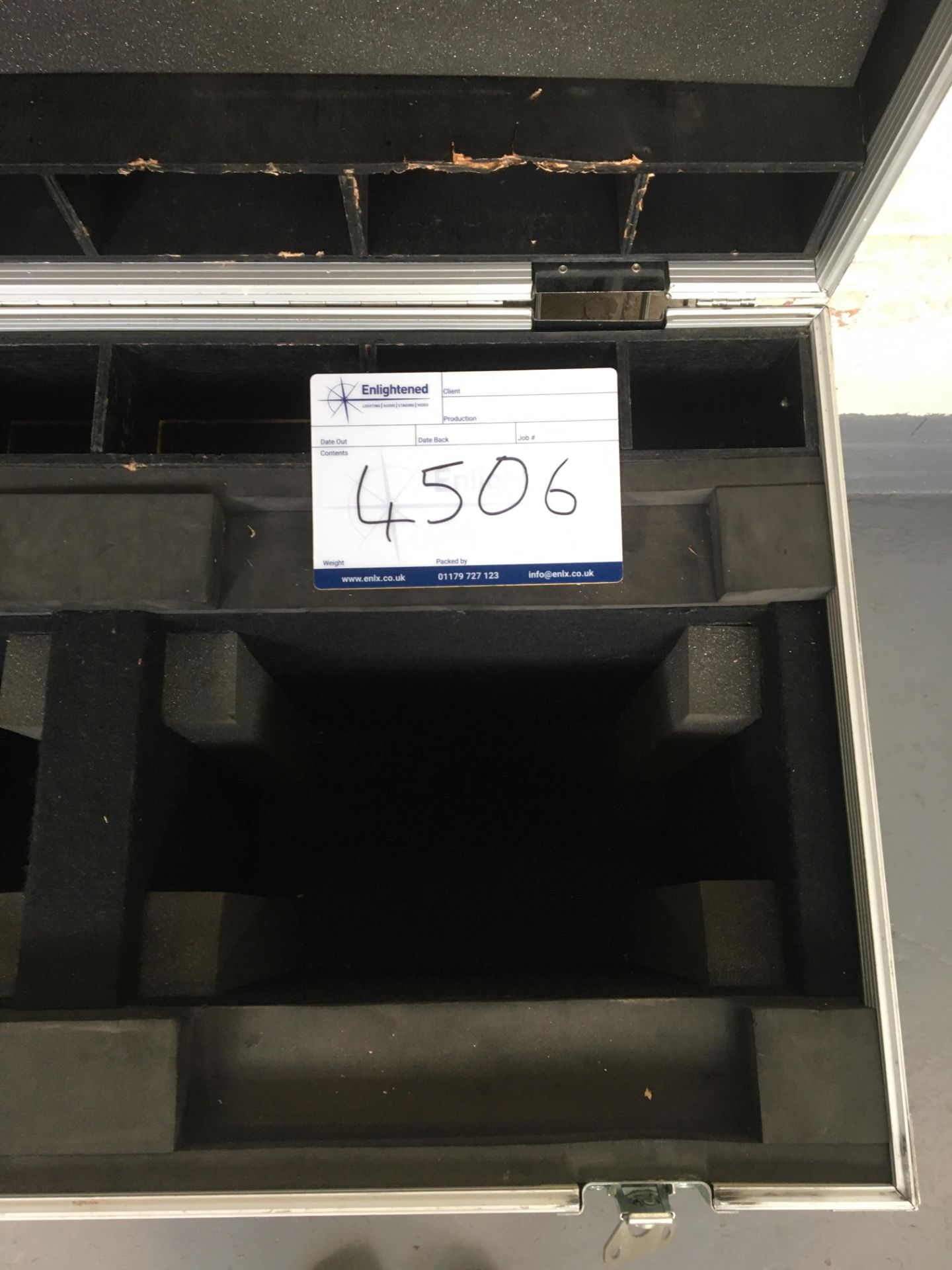 Fitted Flightcase for Robe 250 Wash Moving Light. 565*990*635mm. Condition: Used Ex Hire - Image 9 of 10