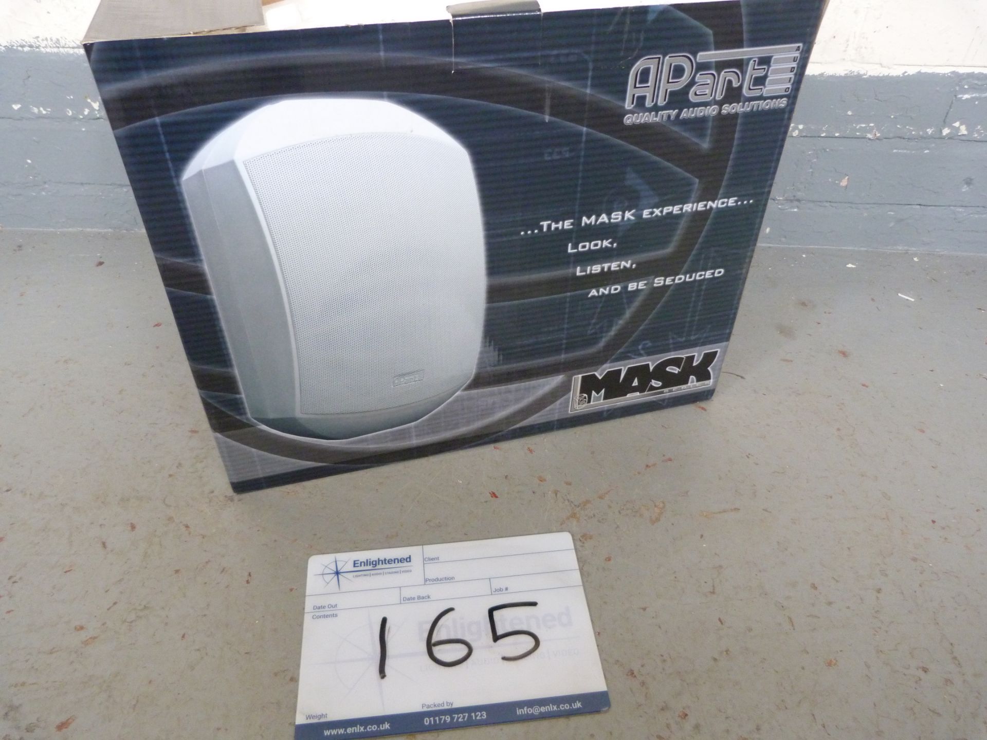 Apart Mask6-W Loudspeaker 200W/8, passive, IP64, white. New, In cardboard, opened