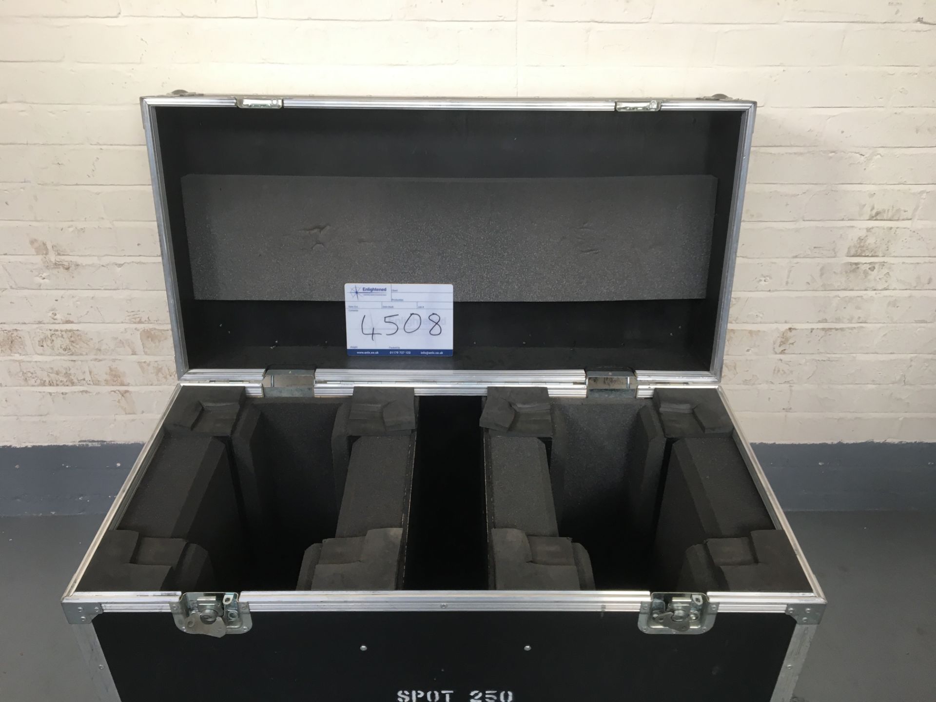 Flight case for 2x Robe 250 spot Moving Light. 495*1000*635mm. Condition: Used Ex Hire - Image 9 of 9