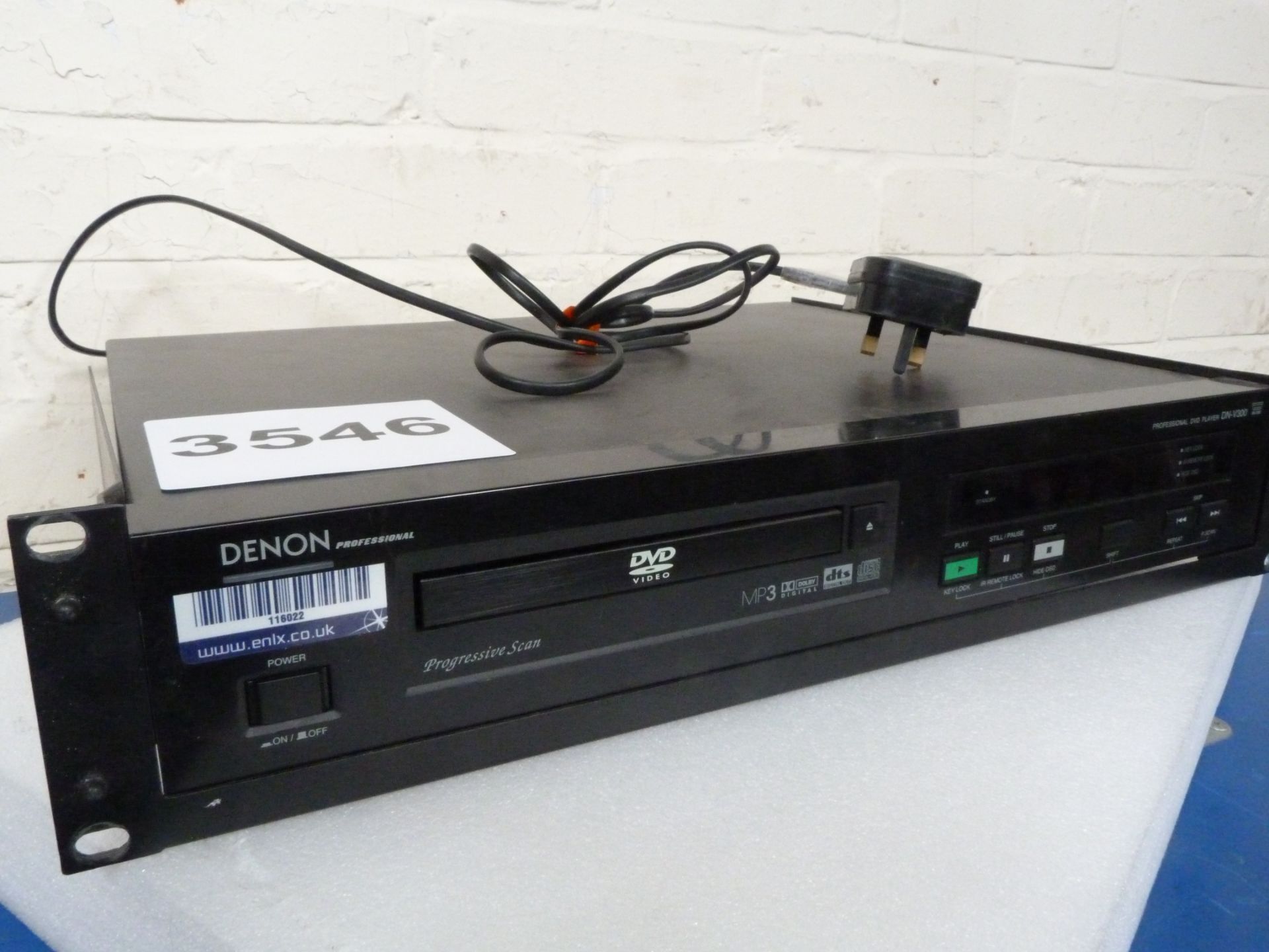 Denon DNV300 DVD Player. Ex-Hire, Fair Condition - Image 2 of 3