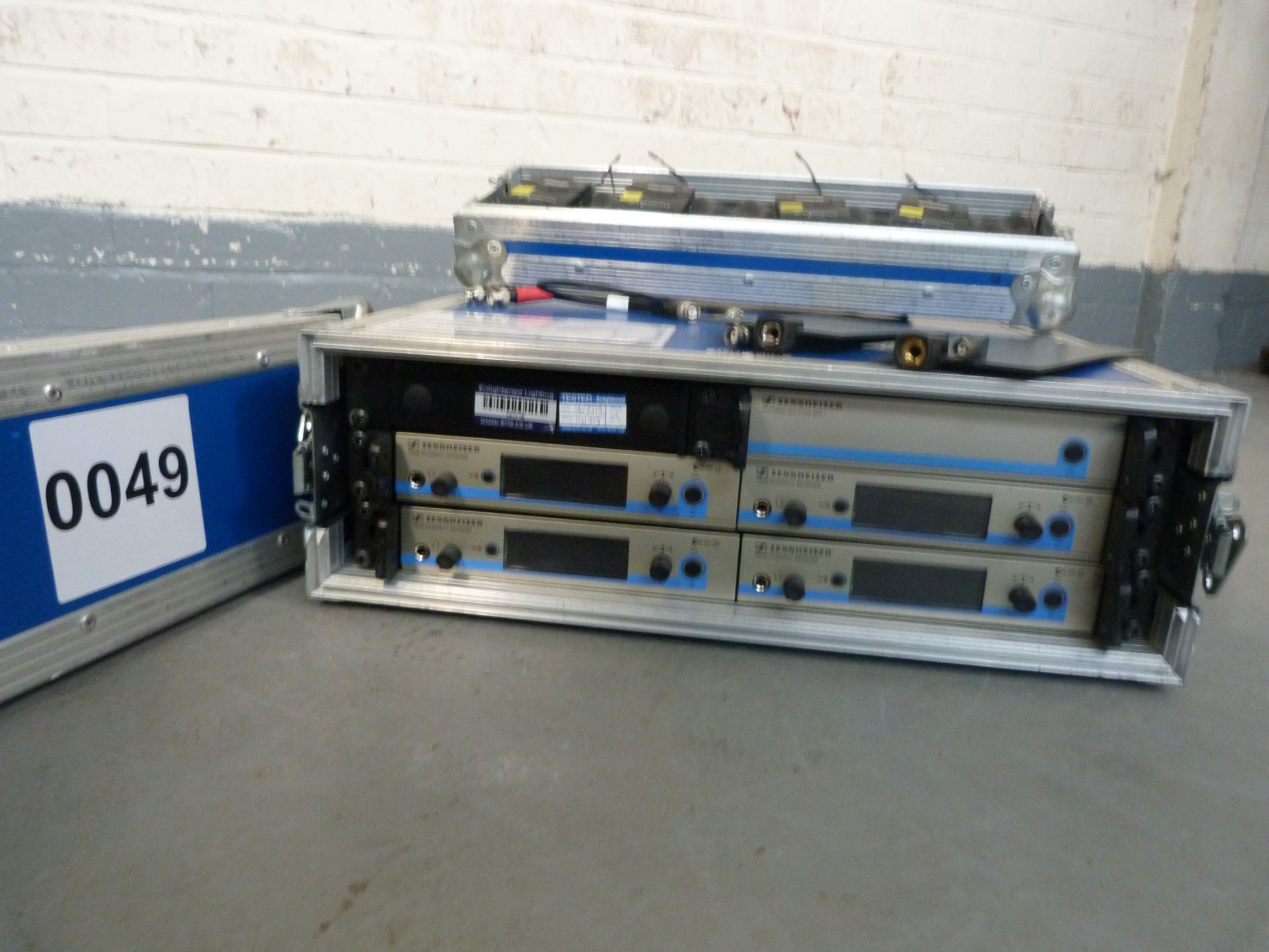 Sennheiser 4 way G3 ew500 Rack Kit: 4x EM500 G3 Rackmount Receiver, 4x SK500 G3 Body Pack - Image 2 of 4