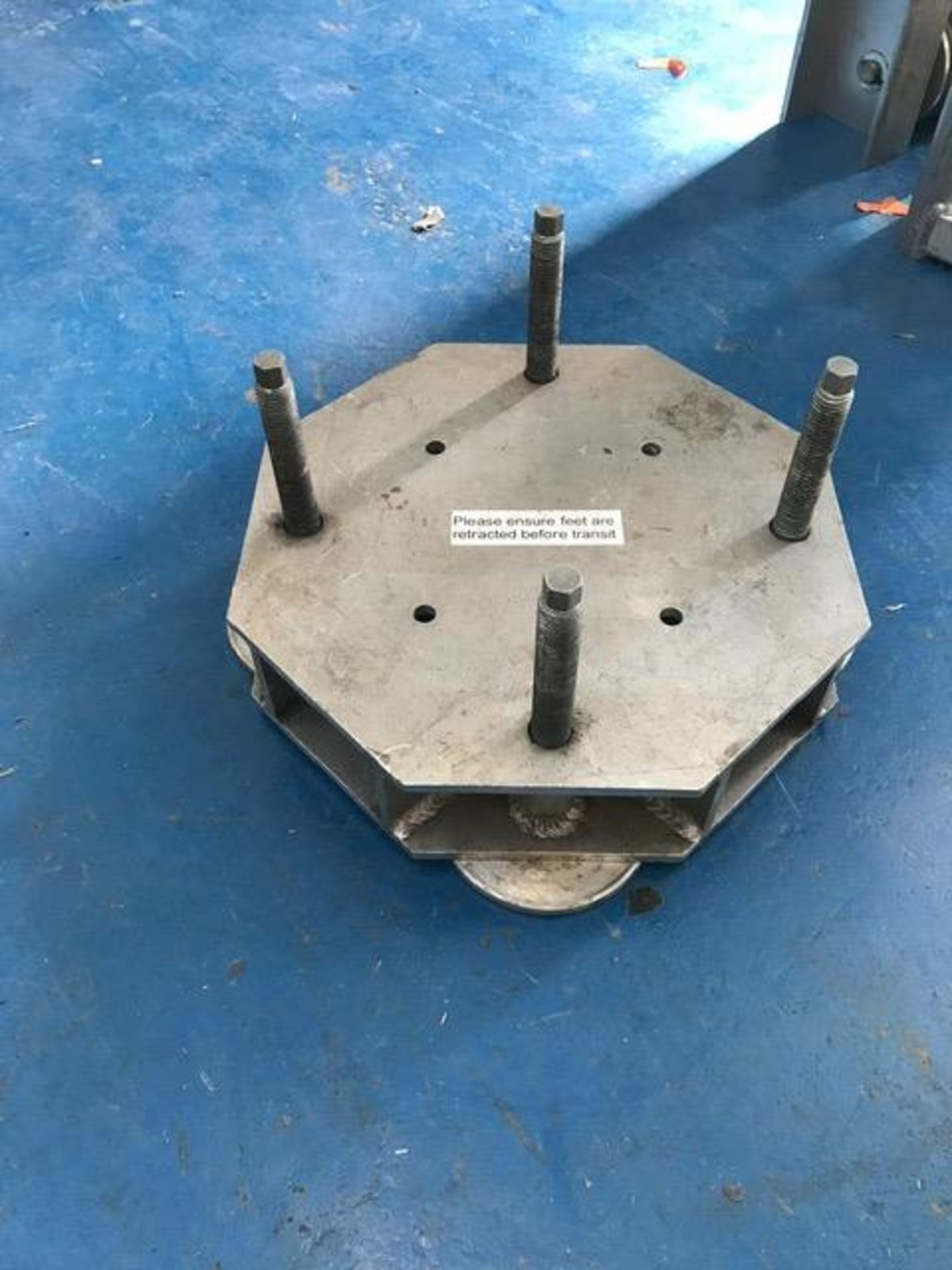 Tomcat 12inch Ground Support Foot Plate- 123278. Ex-Hire, Fair Condition - This lot is included