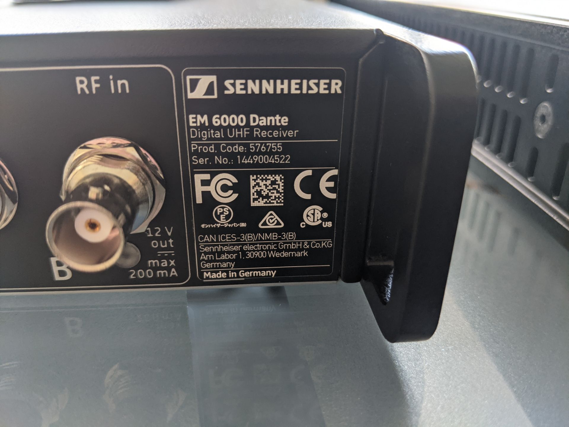 Sennheiser Digital 6000 Series Four Channel System Including Four SK6000, L6000 Charger, A2003 UHF - Image 8 of 29