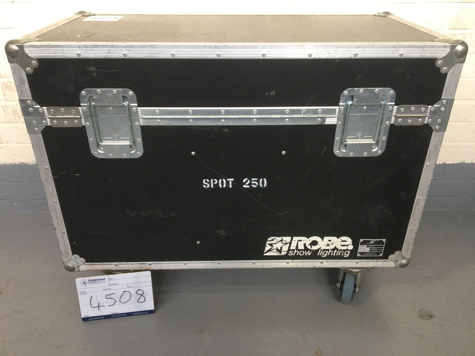 Flight case for 2x Robe 250 spot Moving Light. 495*1000*635mm. Condition: Used Ex Hire - Image 3 of 9