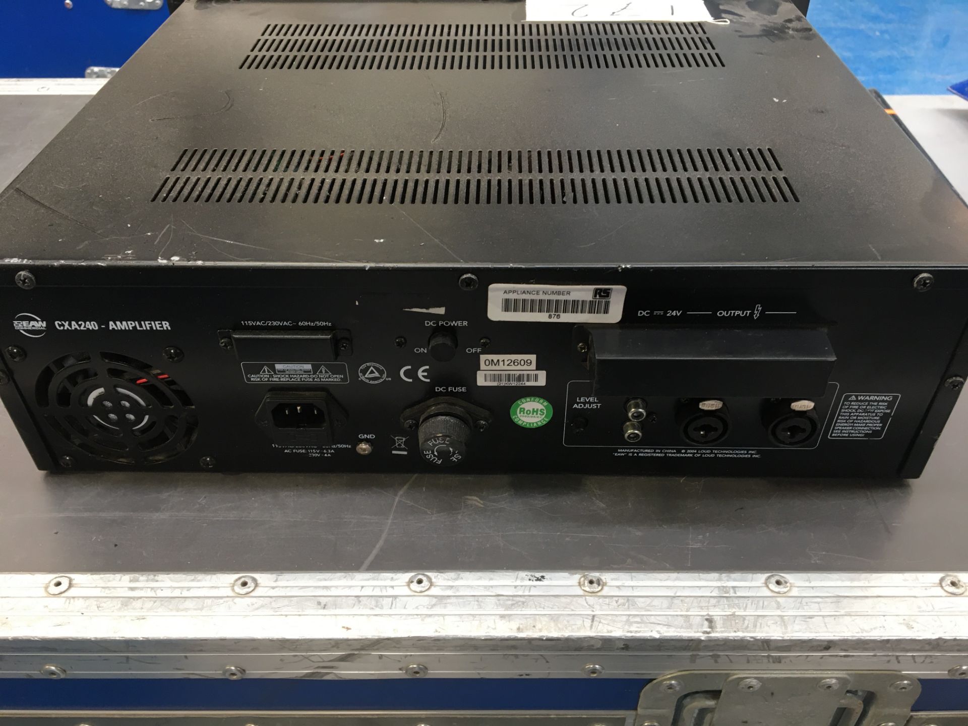 EAW CXA240 Single Channel Power Amplifier, 4 ohm, 70v, and 100v Output. Ex-Hire/Fair Condition - Image 3 of 3