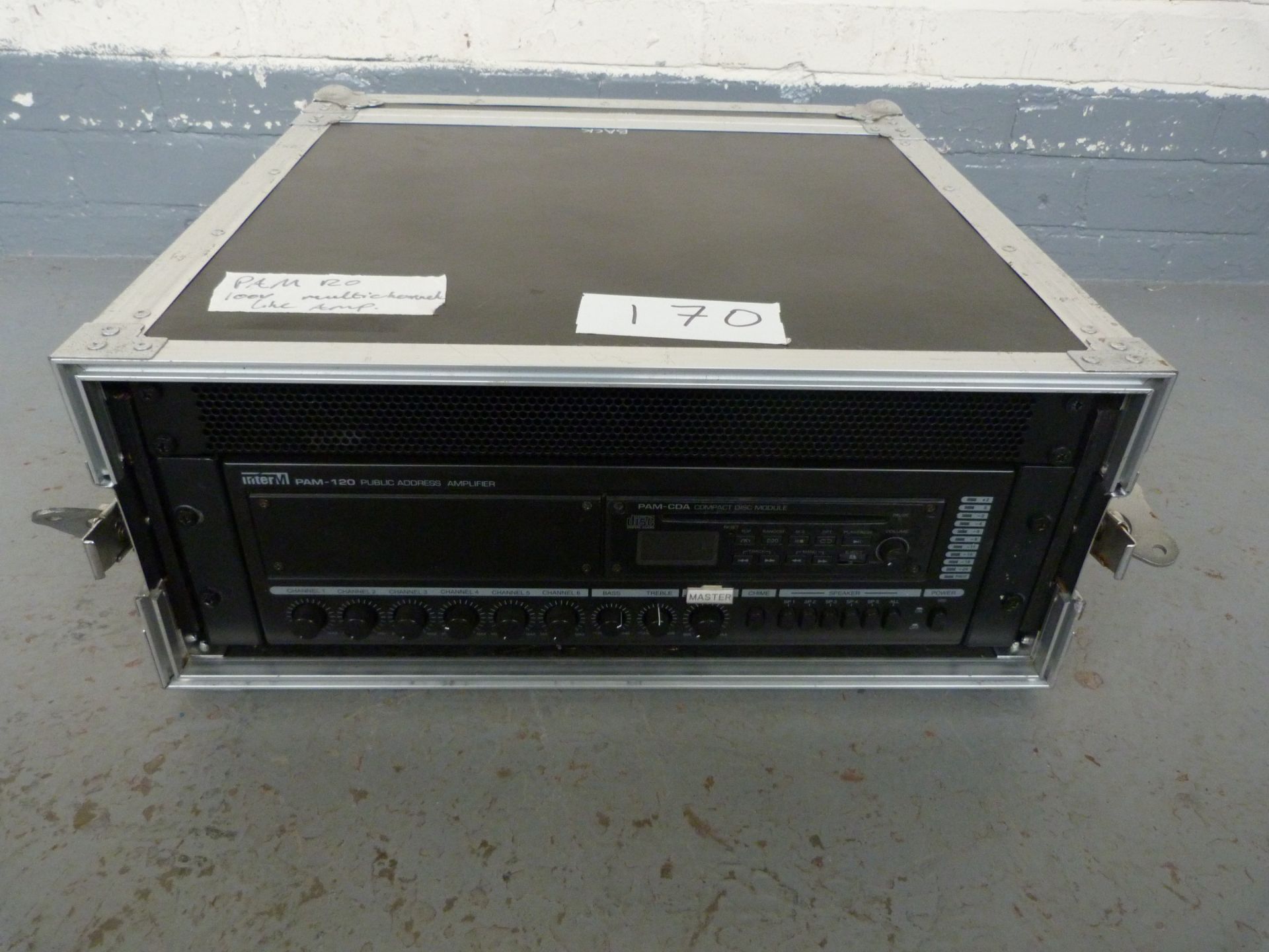 InterM Pam-120 Public Address Amplifier Cased. Used. Amp functional/CD player untested - Image 2 of 12