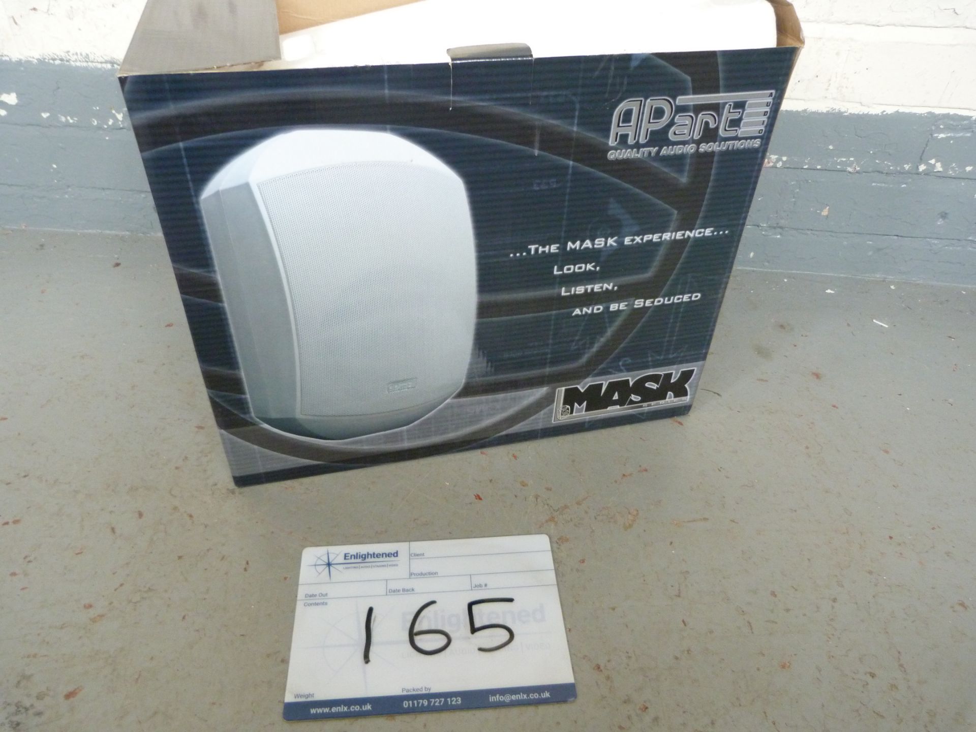 Apart Mask6-W Loudspeaker 200W/8, passive, IP64, white. New, In cardboard, opened - Image 2 of 4