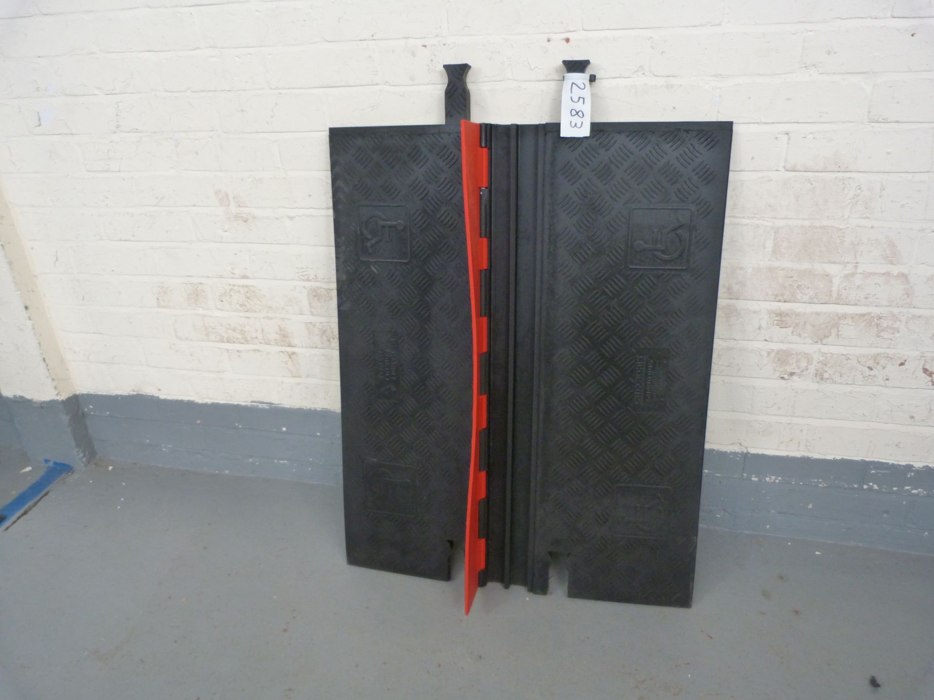 1x Guard Dog 2 Channel Low Profile ADA/DDA Cable Ramp GD2X75 . Ex-Demo - Image 2 of 2