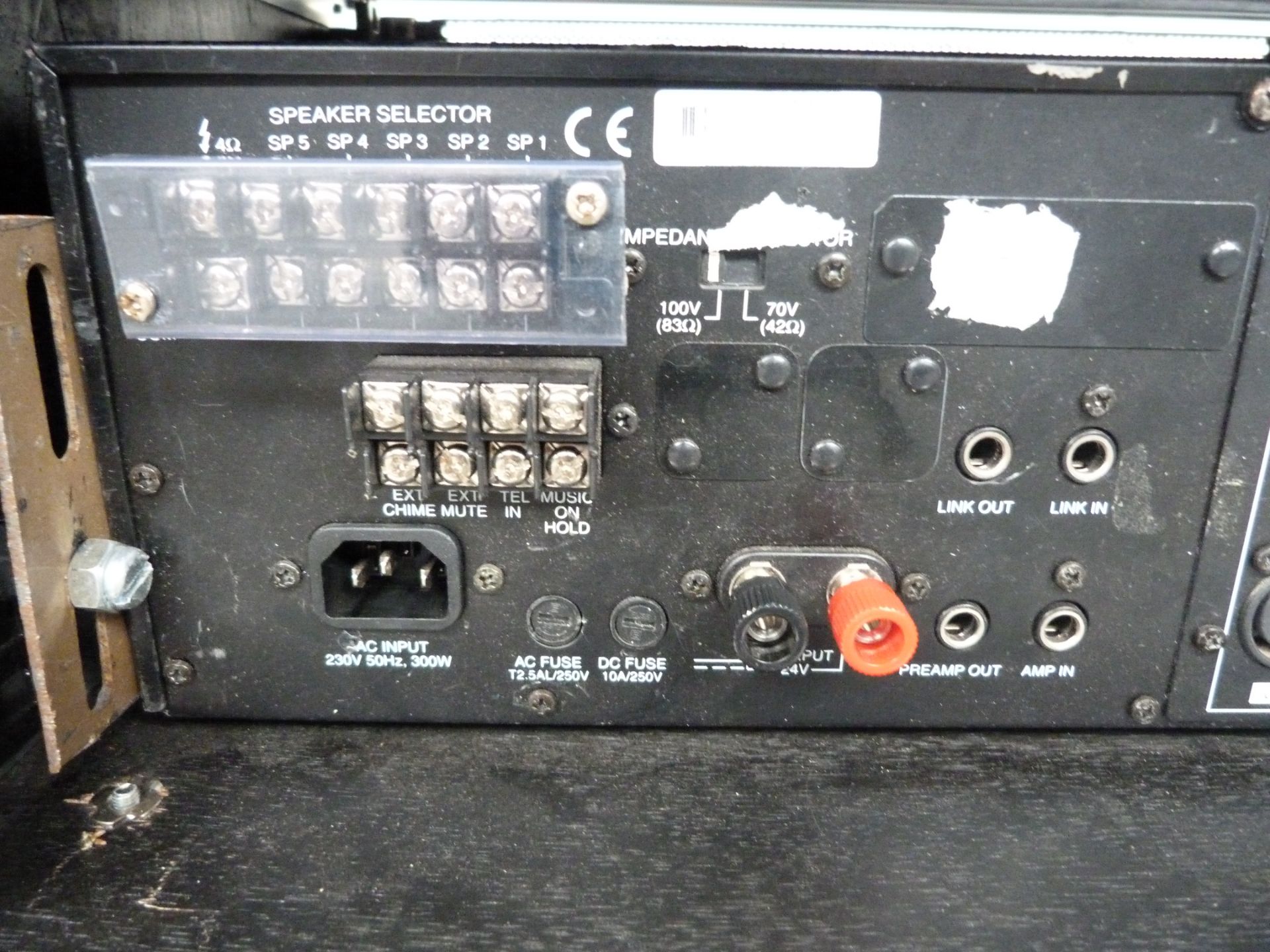 InterM Pam-120 Public Address Amplifier Cased. Used. Amp functional/CD player untested - Image 10 of 12