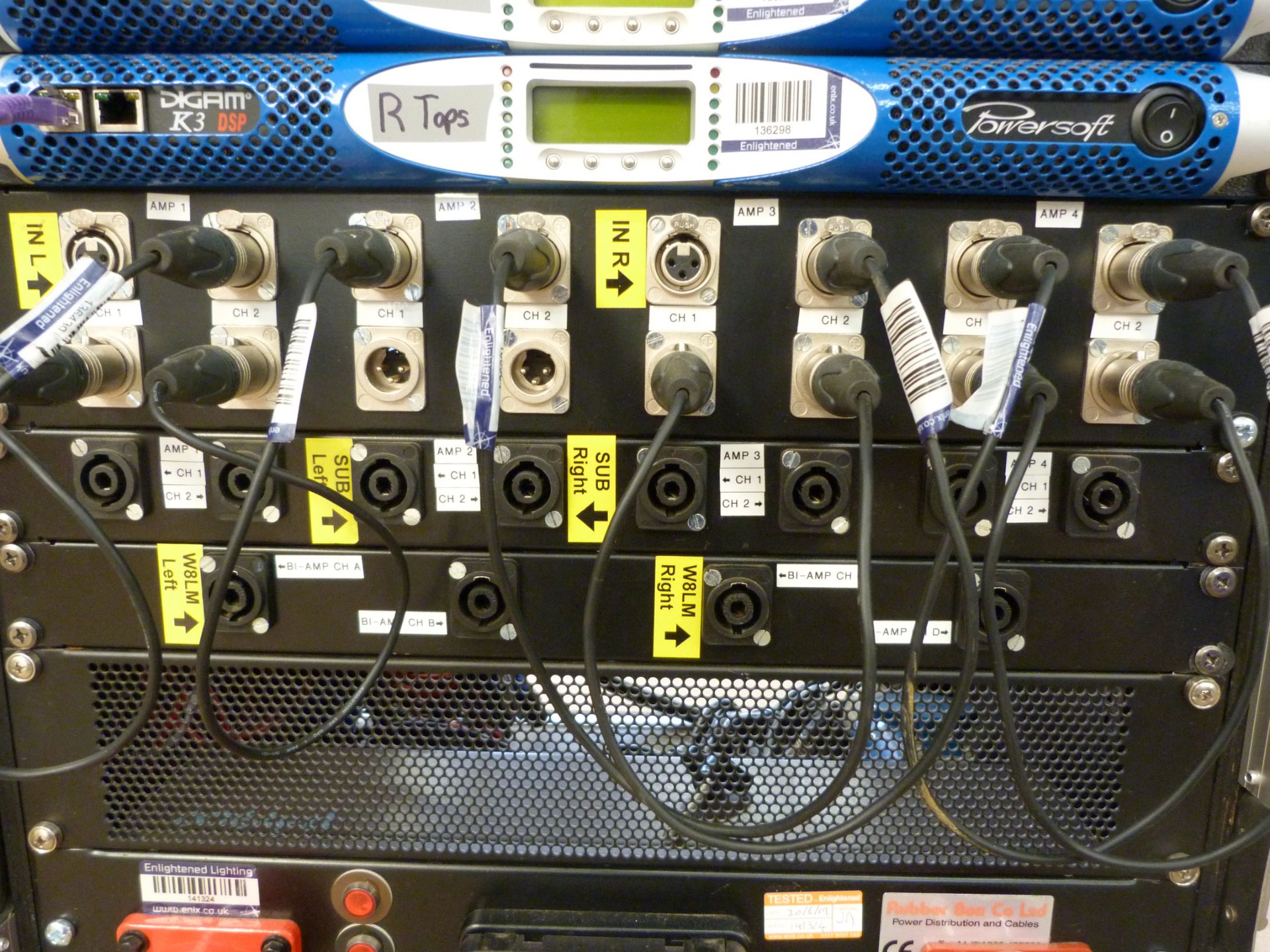 Powersoft Amp Rack. Included within Lot 10. If sum of Lots 11-20 is more than Lot 10, will be sold - Image 7 of 17