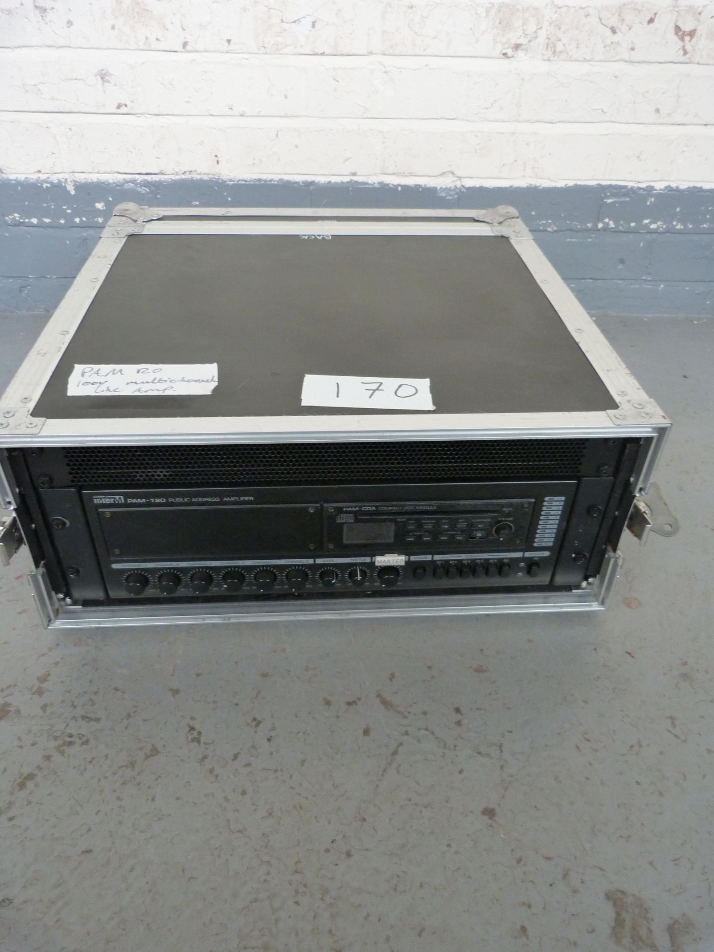 InterM Pam-120 Public Address Amplifier Cased. Used. Amp functional/CD player untested - Image 4 of 12