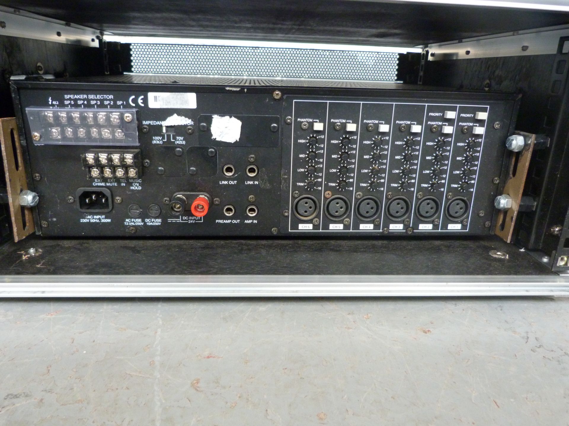 InterM Pam-120 Public Address Amplifier Cased. Used. Amp functional/CD player untested - Image 11 of 12