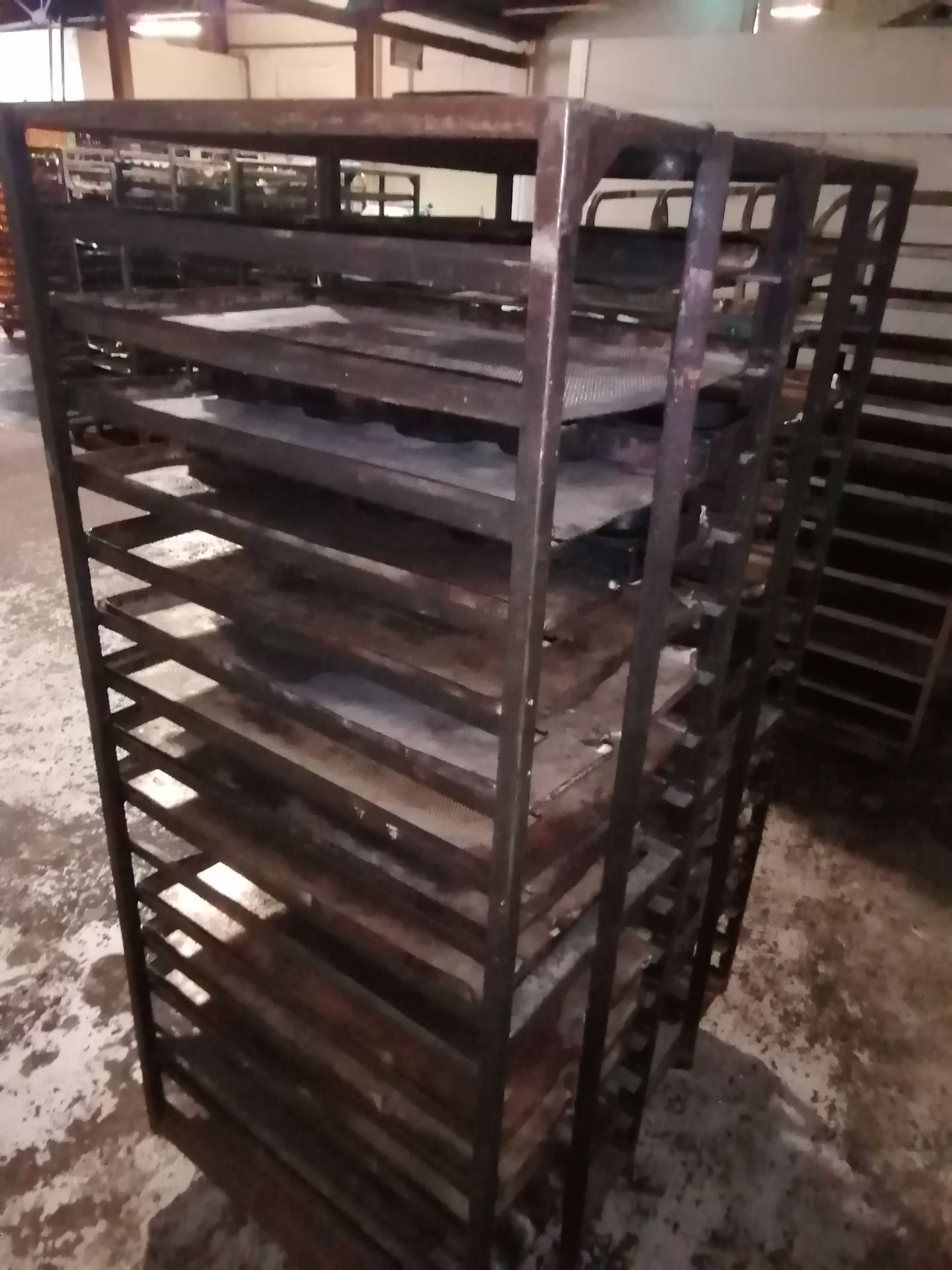 2 x Bakery Tray Racking with Baking Trays - Image 3 of 5