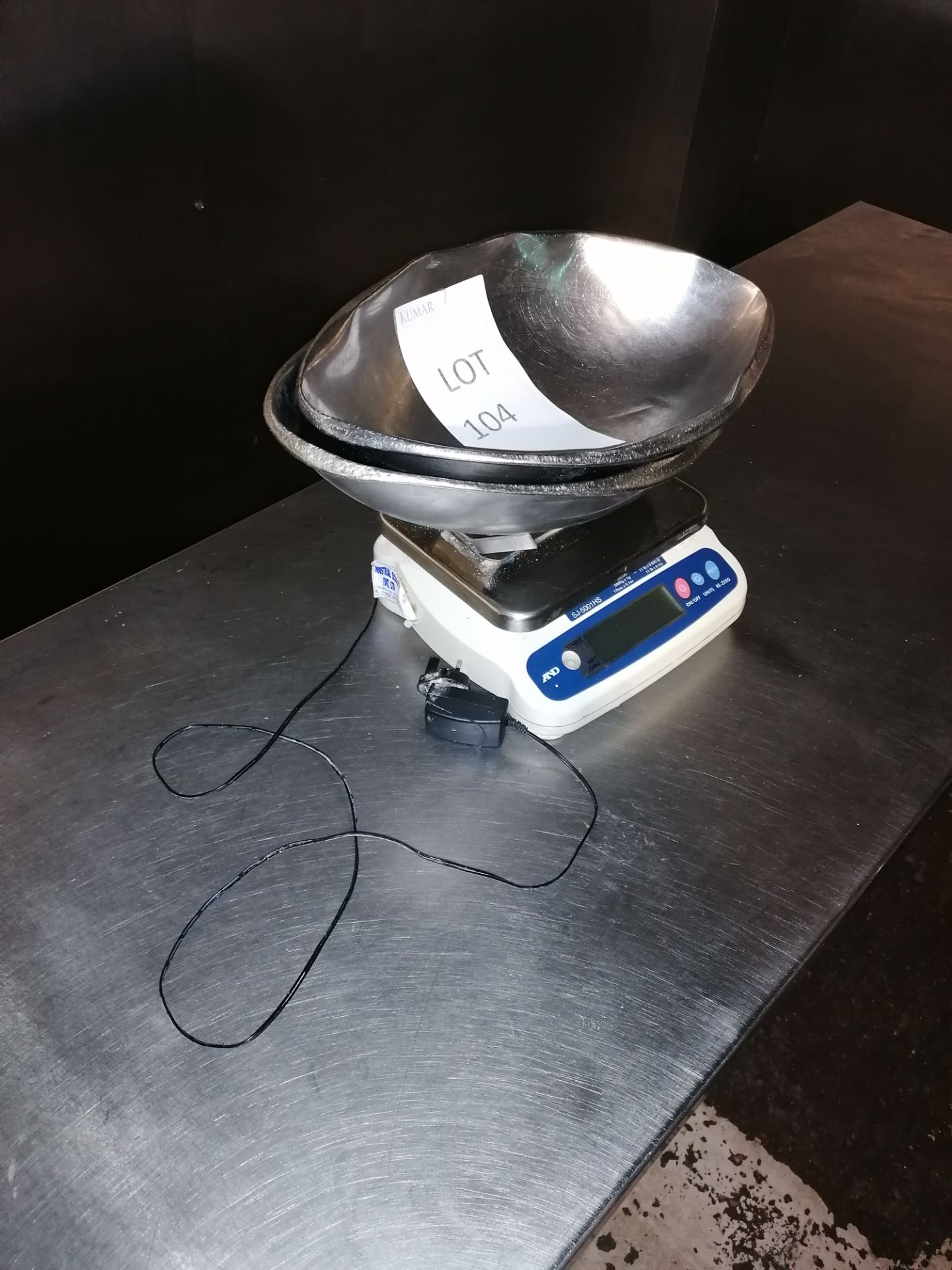 Weighing SJ-5001HS Digital Portion Scale, 5000g x 1g - Image 2 of 5