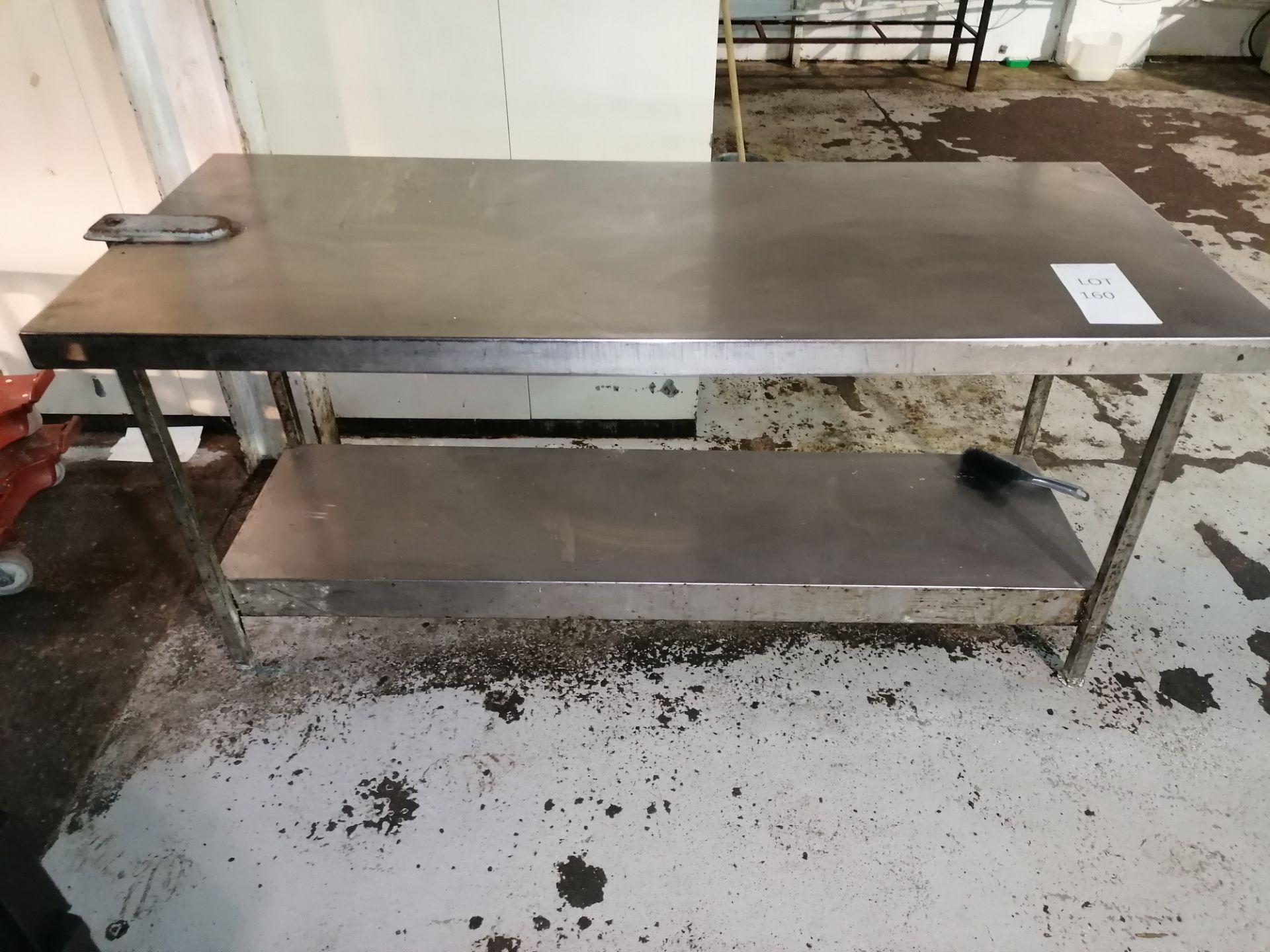 Stainless Steel Preperartion Table Length 179cm x Width 75cm x Height 85cm - Image 4 of 4