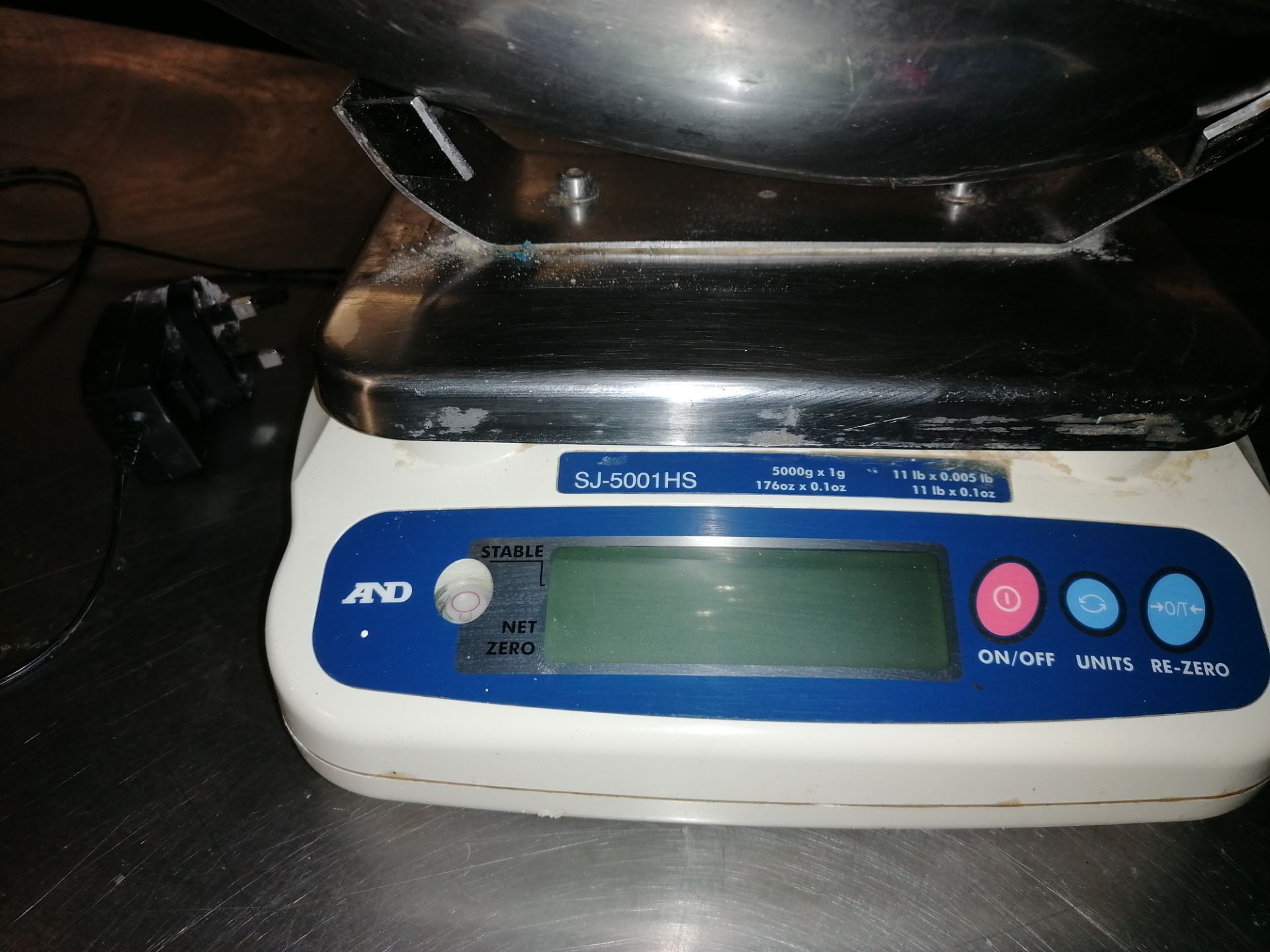 Weighing SJ-5001HS Digital Portion Scale, 5000g x 1g - Image 3 of 5