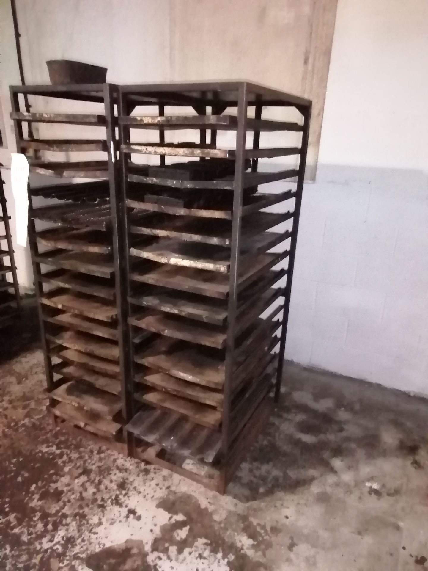 2 x Bakery Tray Racking with Baking Trays - Image 2 of 5