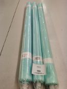 3 x New aqua fabric rolls Item No 182/171/182 Colour No 08 Estoimated Linear Meters 63