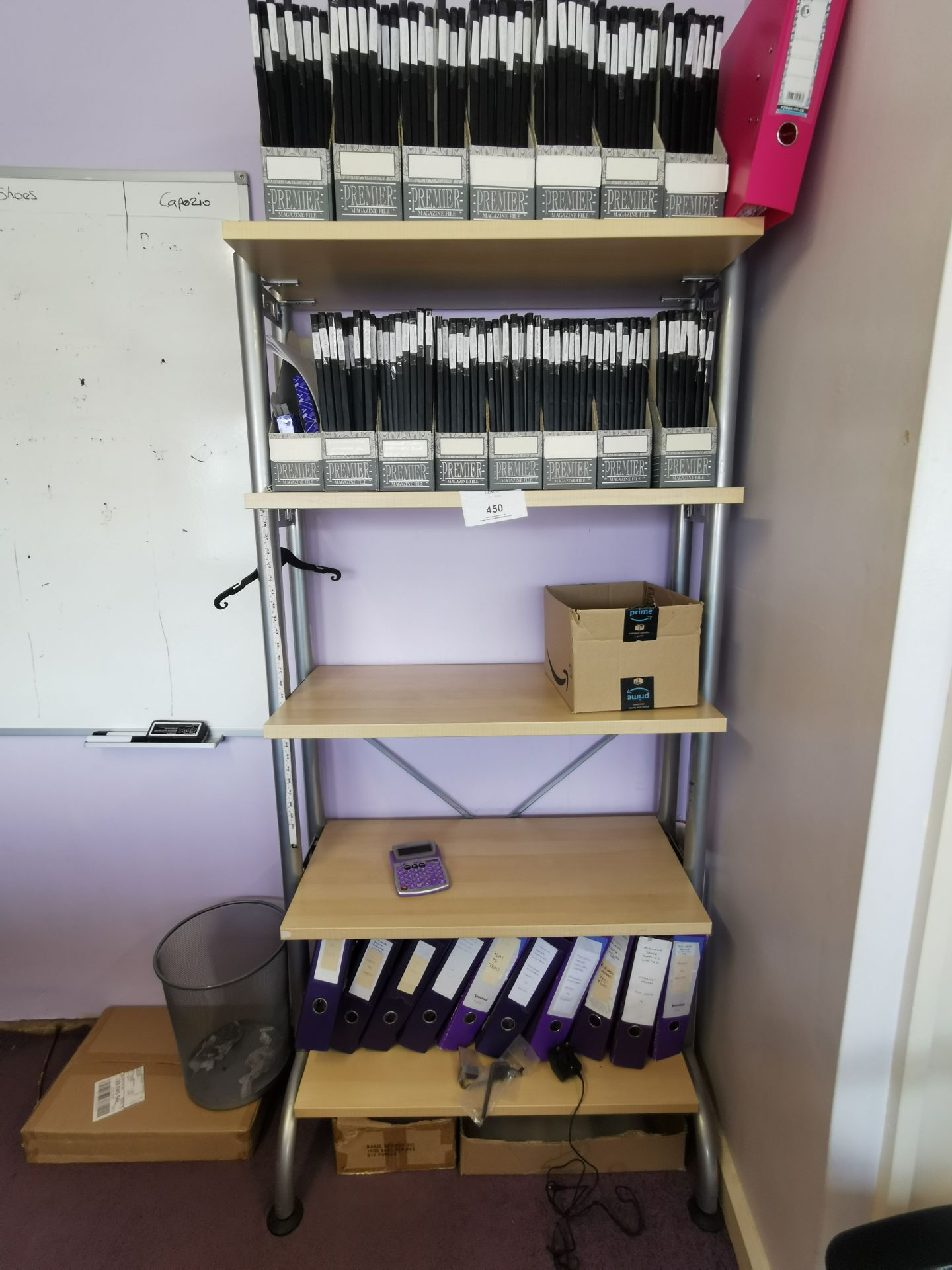 2 X Office shelves. Does not include any other items. - Please Note Collection restricted to - Image 2 of 3